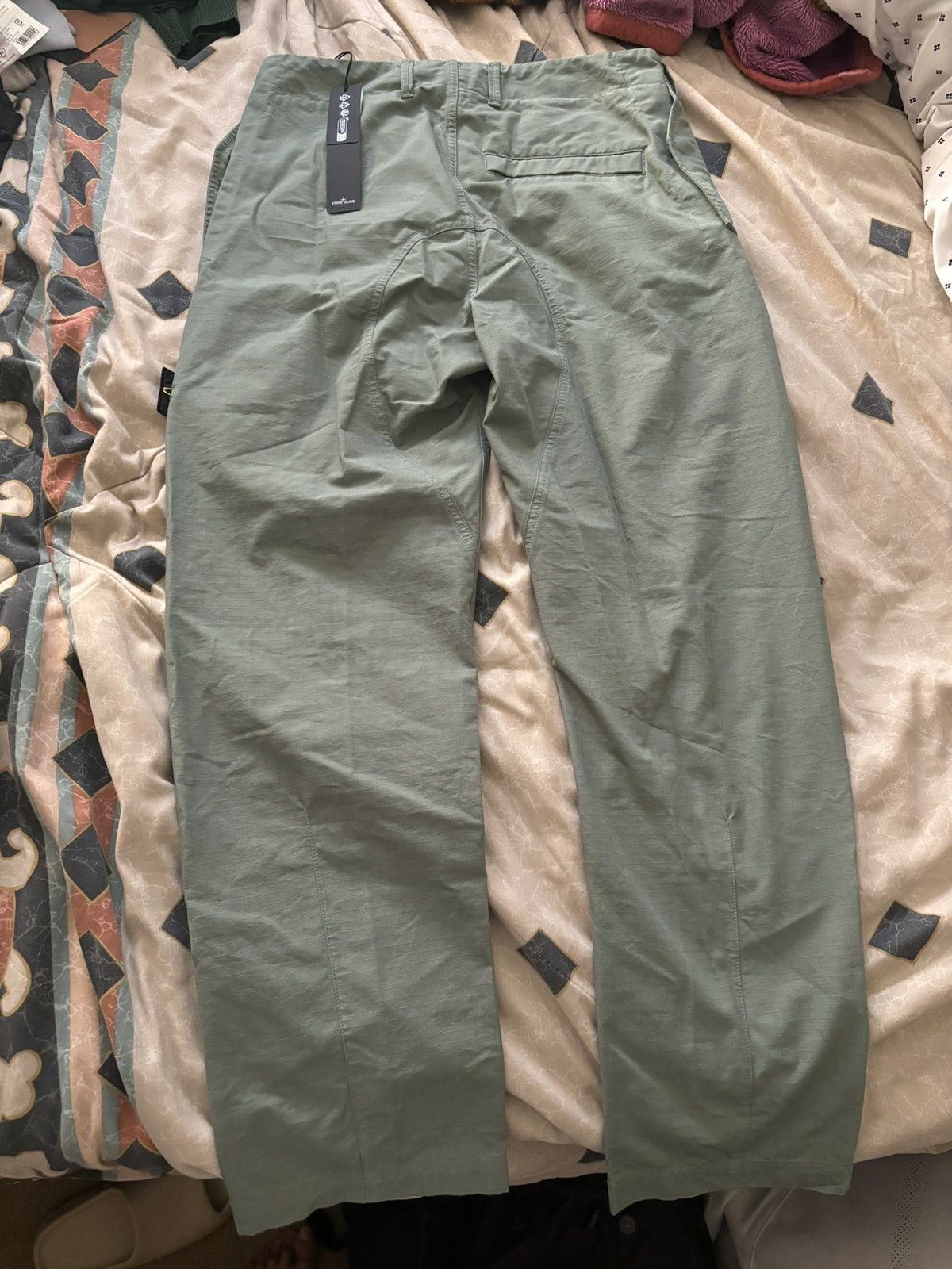 Stone Island Stone Island Green Garment-Dyed Trousers Size US 30 / EU 46 - 5 Thumbnail