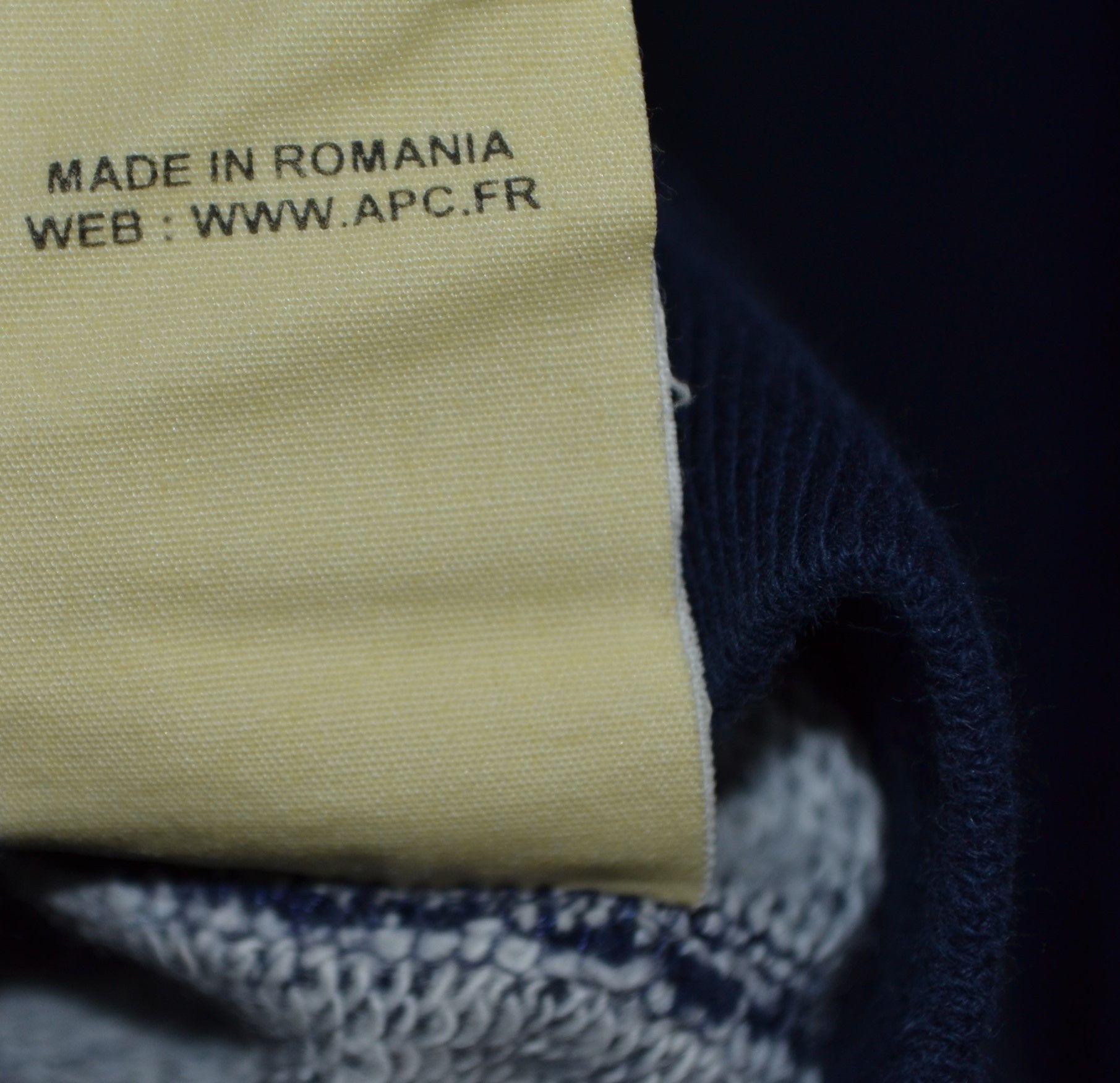 A.P.C. A.P.C. Collegiate College Logo Navy Sweatshirt XS Women Size XS / US 0-2 / IT 36-38 - 6 Thumbnail