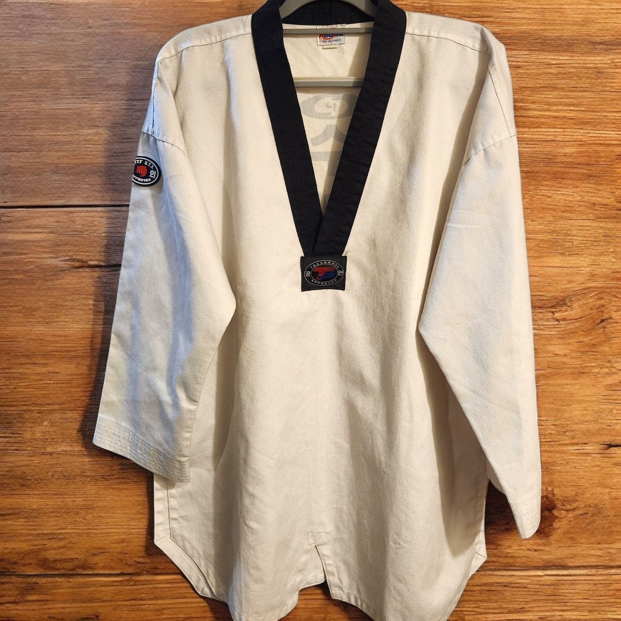 Vintage Taekwondo Uniform Dobok Top Redix Han Gil Sports W.T.F. K.T. Size US XXL / EU 58 / 5 - 9 Thumbnail