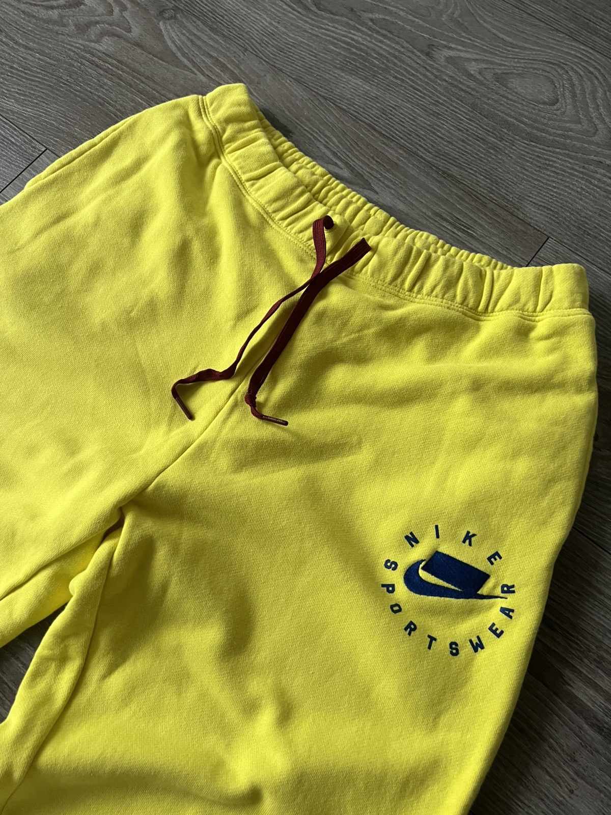 Nike ‼️Nike Sportswear NSW 253 Yellow Cotton Joggers‼️ Size US 32 / EU 48 - 8 Thumbnail