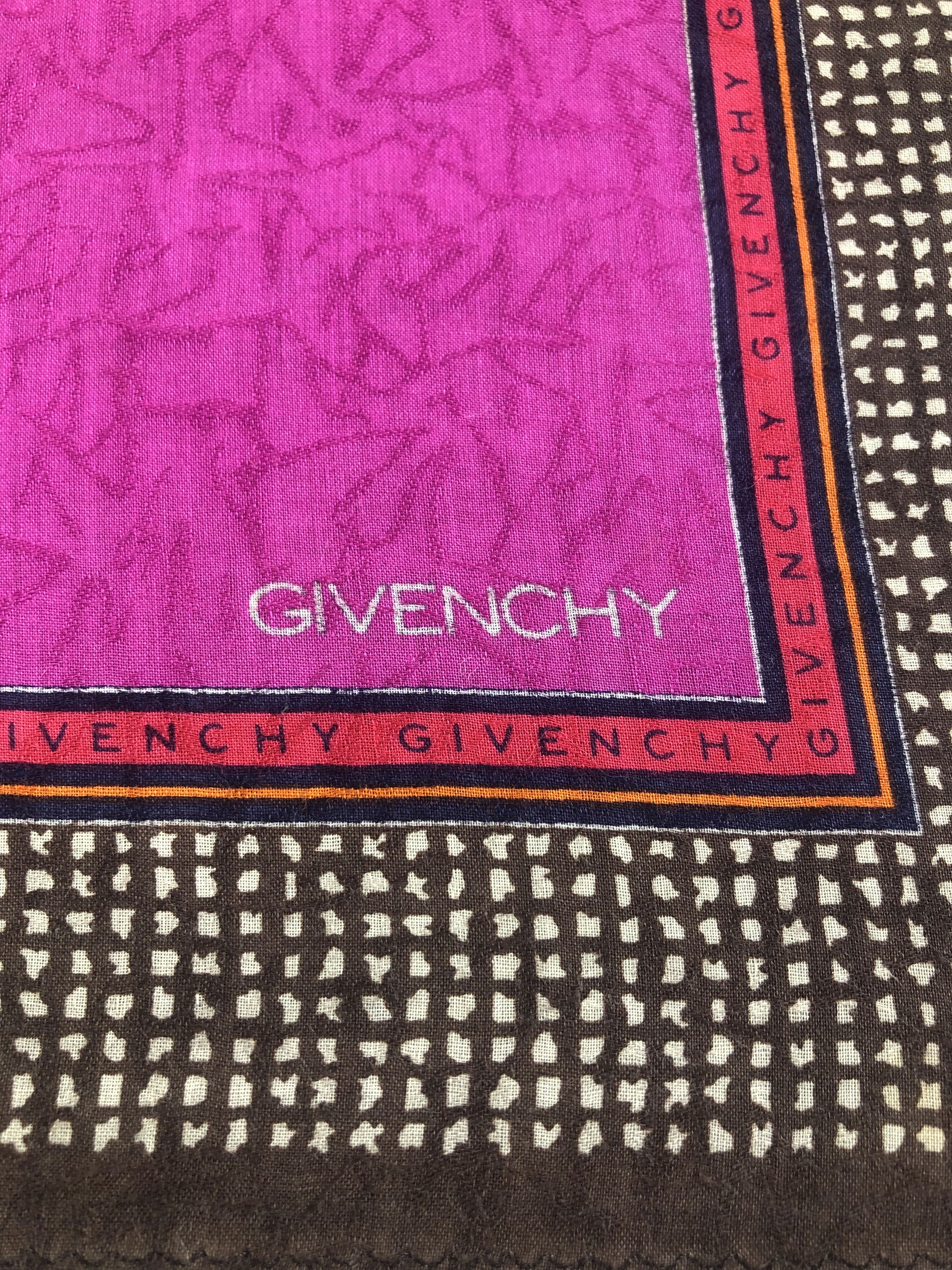 Vintage Givenchy Handkerchief / Bandana / Neckerchief Size ONE SIZE - 5 Thumbnail