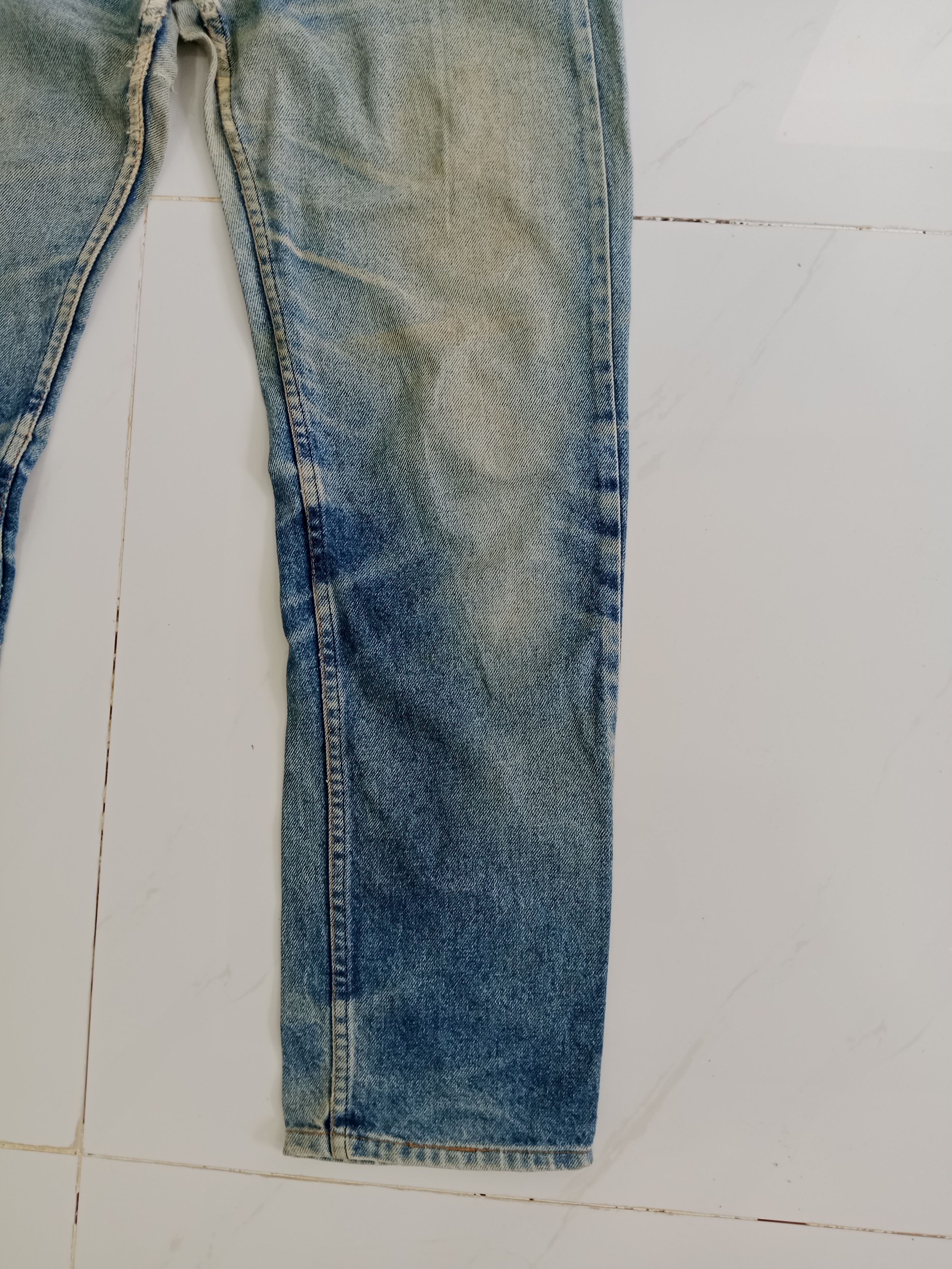 Levi's Vintage Clothing Levis Strauss & Co Distressed Jeans Orange Tag Size US 31 - 6 Thumbnail