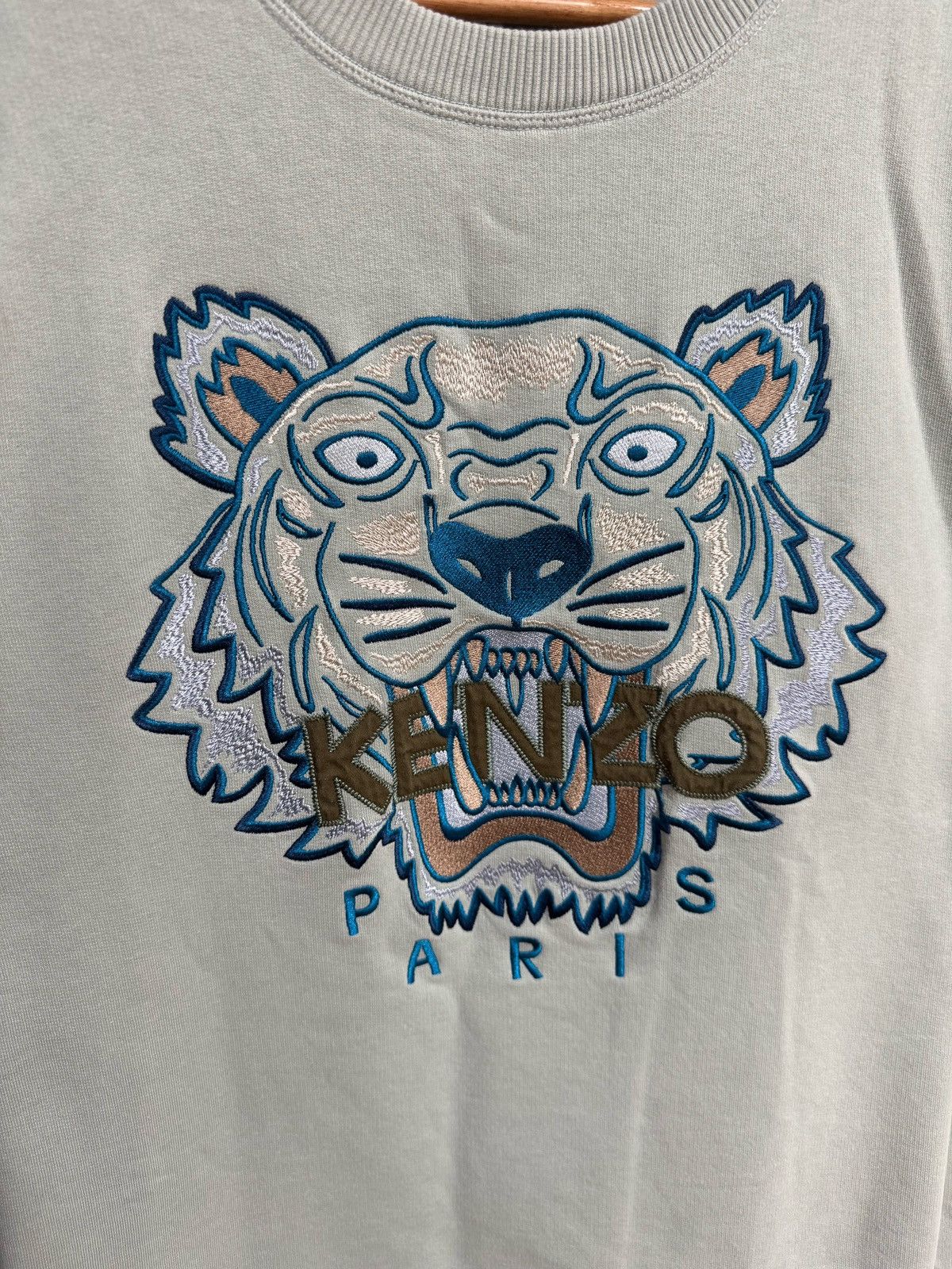 Kenzo Kenzo Paris Tiger Sweatshirt Embroidered Big Logo Size L Size US L / EU 52-54 / 3 - 3 Thumbnail