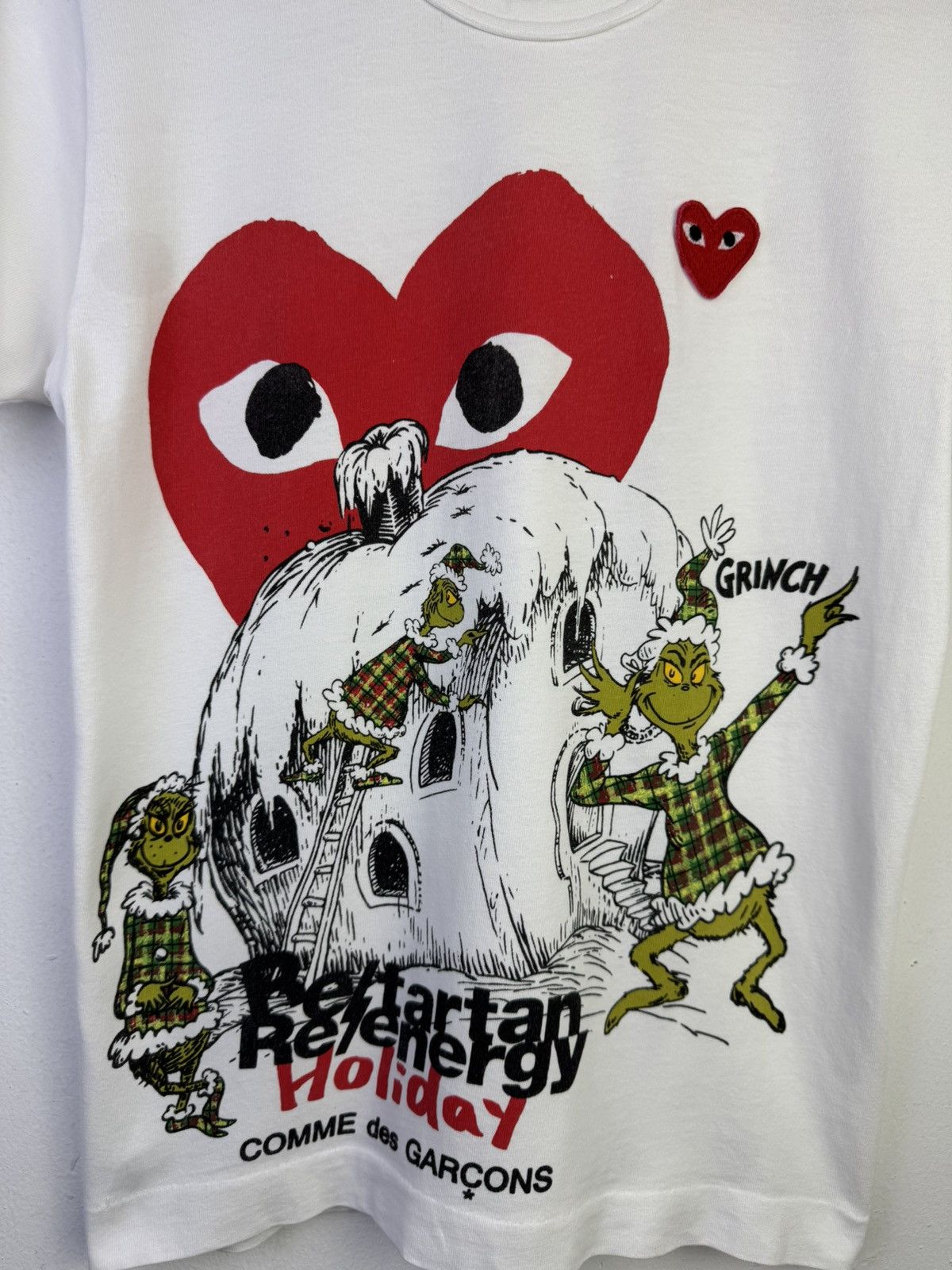 Comme des Garcons PLAY Comme des Garçons Play x Dr. Seuss Grinch Holiday T-shirt Size L / US 10 / IT 46 - 4 Thumbnail