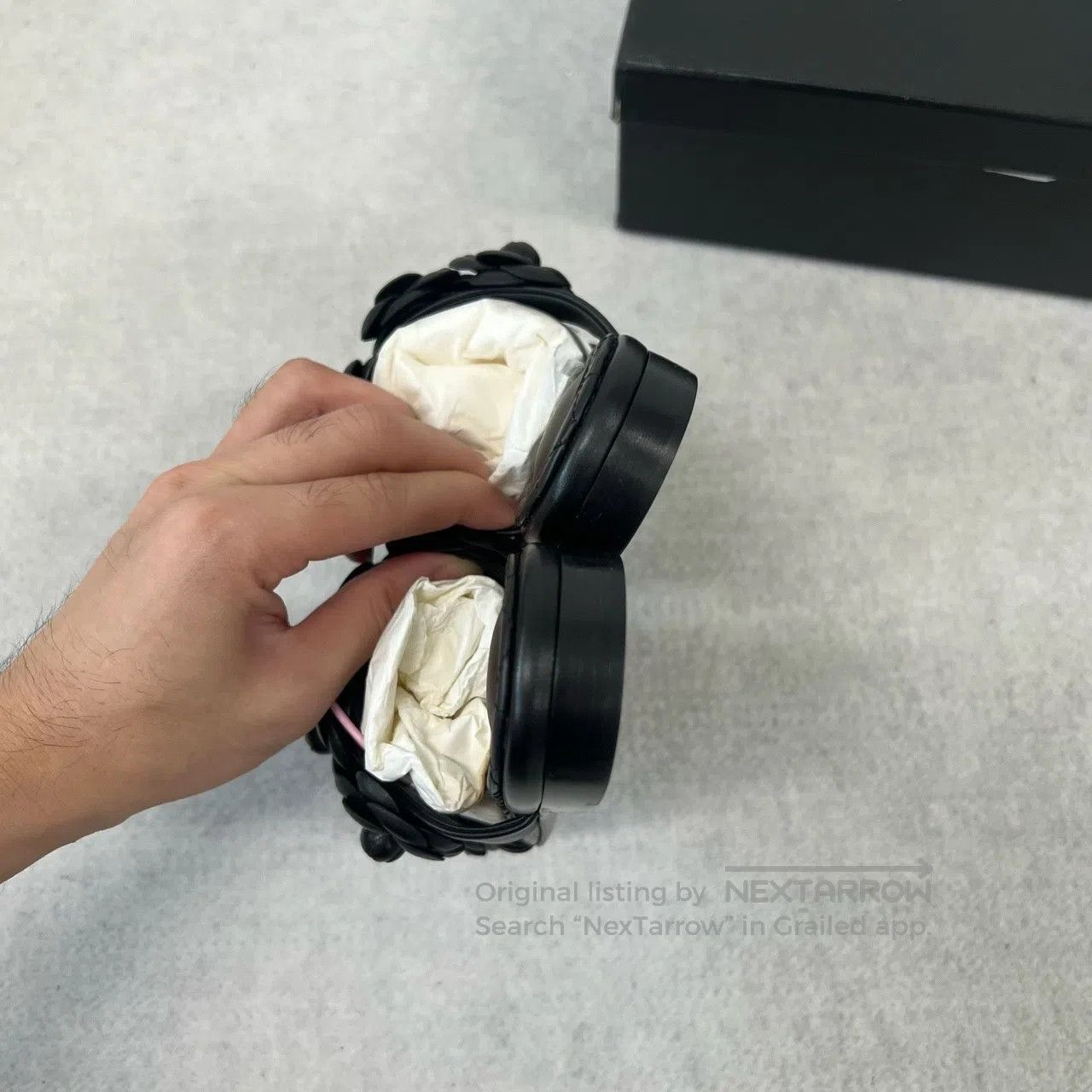 Chanel Chanel Camellia dia`mond-patterned slippers| Size US 5 / IT 35 - 4 Thumbnail