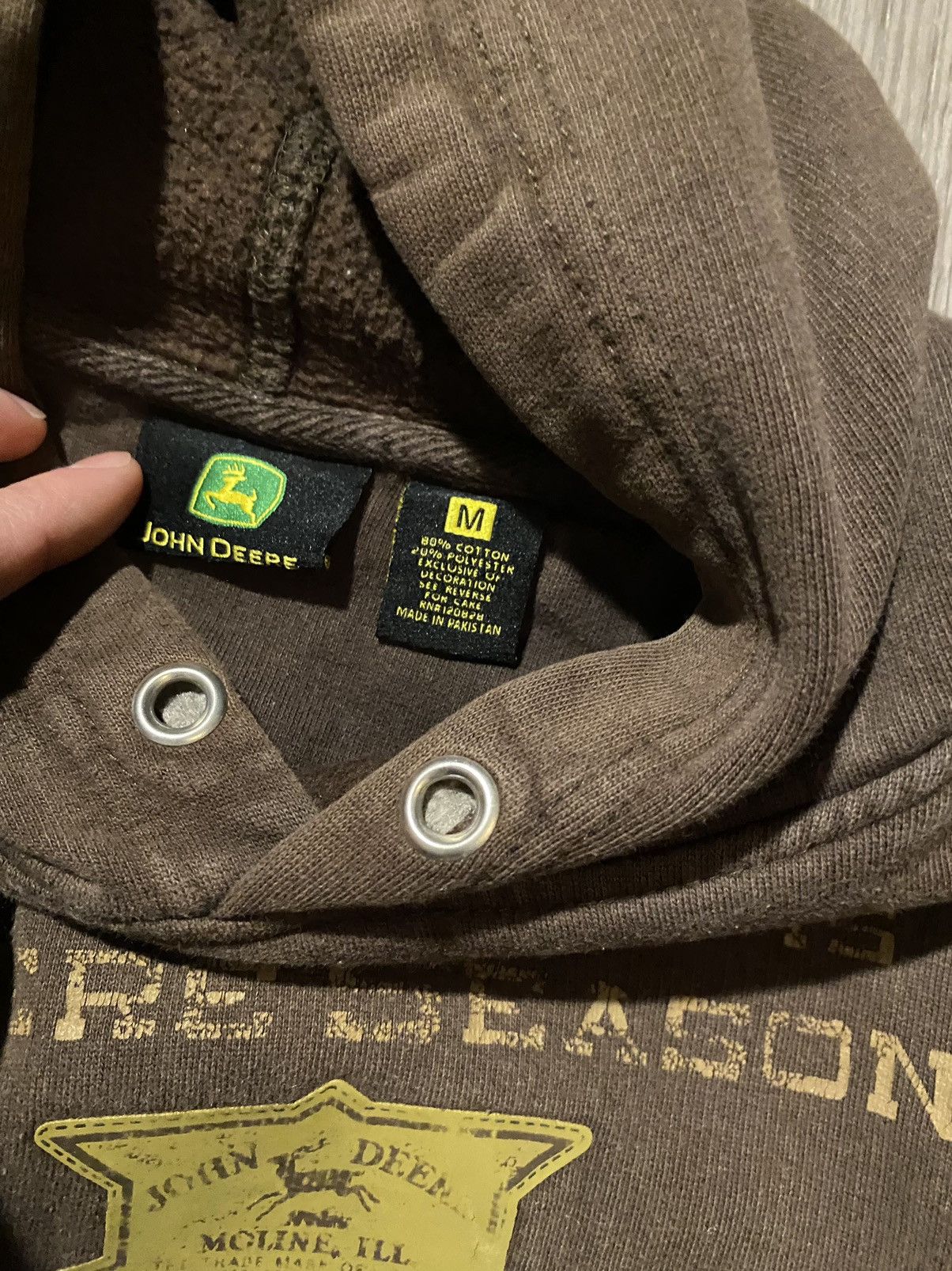 Vintage vintage John deer hoodie Size US M / EU 48-50 / 2 - 5 Thumbnail