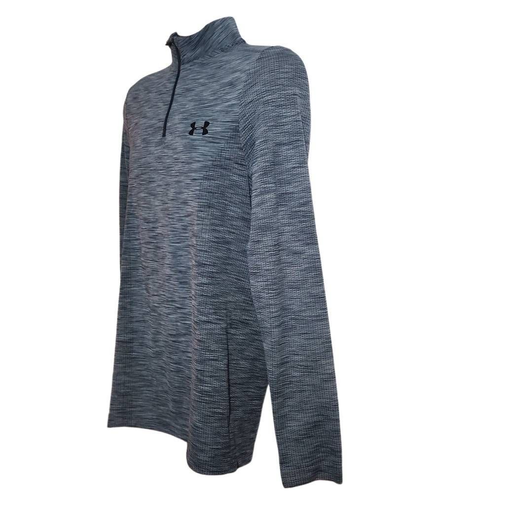 Under Armour Under Armour Mens Size Small Blue Marled Long Sleeve 1/4 Zip Size US S / EU 44-46 / 1 - 2 Thumbnail