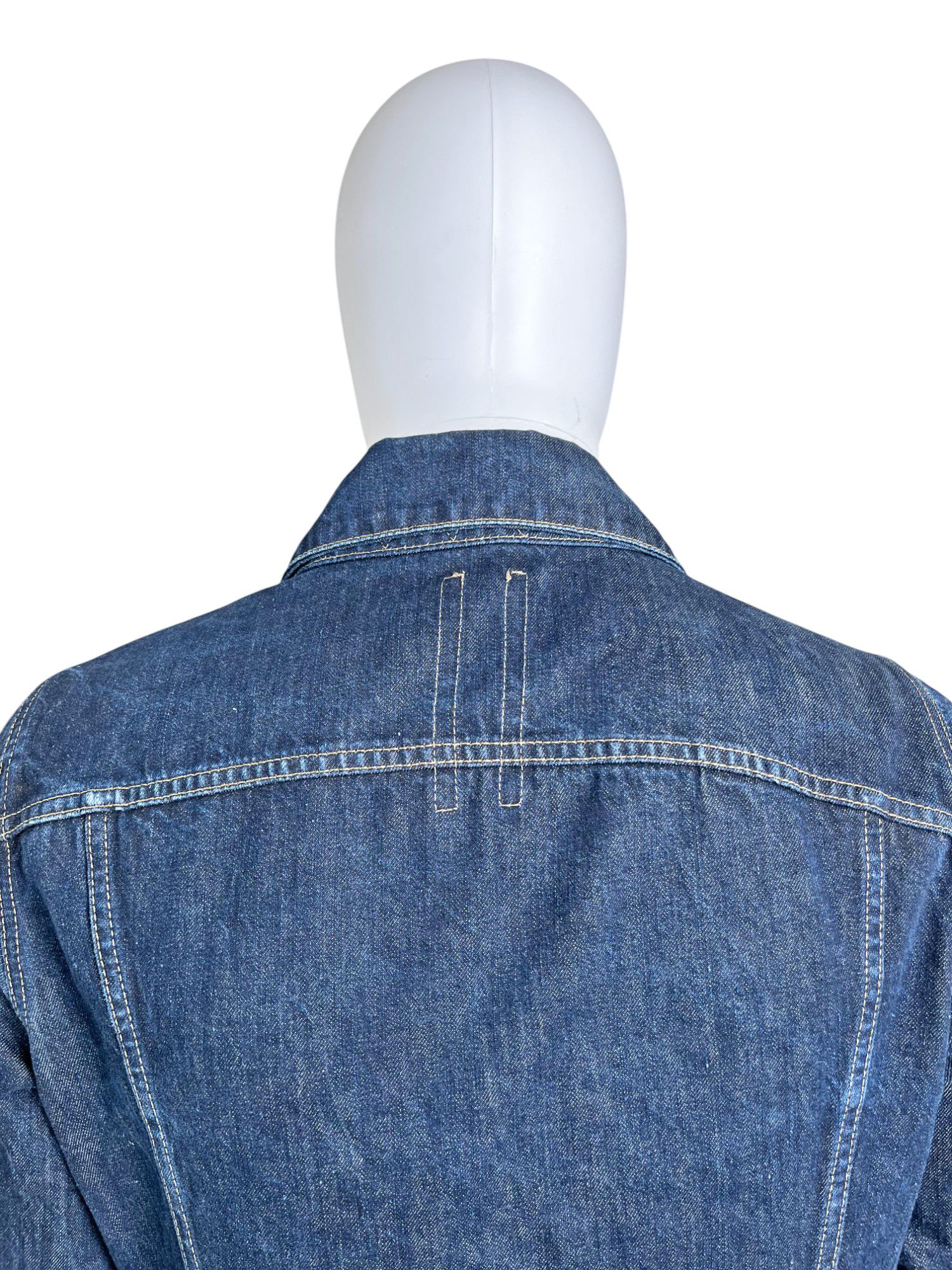 Rick Owens DRKSHDW 2000's Denim Cropped Jacket Size US M / EU 48-50 / 2 - 7 Thumbnail