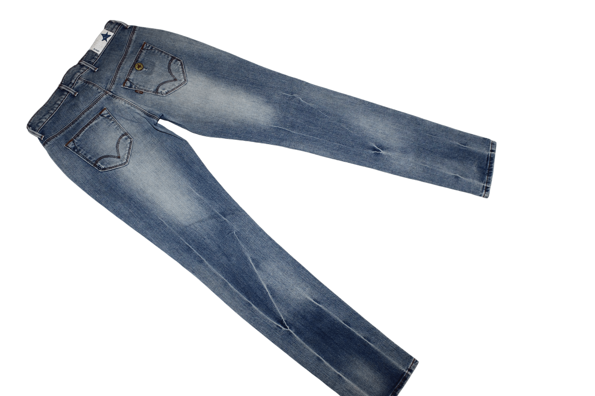 Levi's Vintage Clothing Levi's x Blue Fingered Genius 545 Tapered Faded Denim Jeans Size US 28 / EU 44 - 8 Thumbnail
