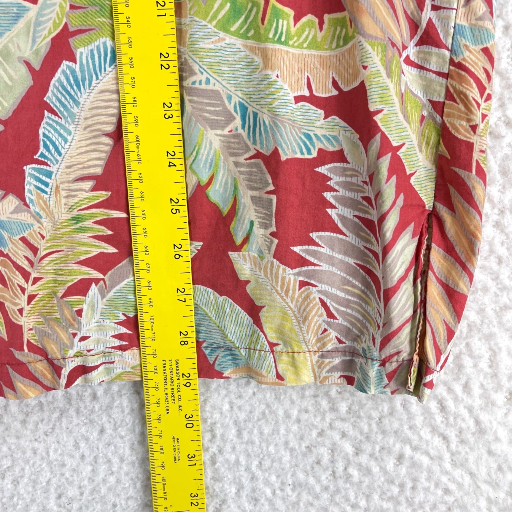 Tori Richard VINTAGE Tori Richard Red Palm Print Button-Up Shirt Mens XL Short Sleeve Cotton Hawaiian Tropical Beach Size US XL / EU 56 / 4 - 7 Thumbnail