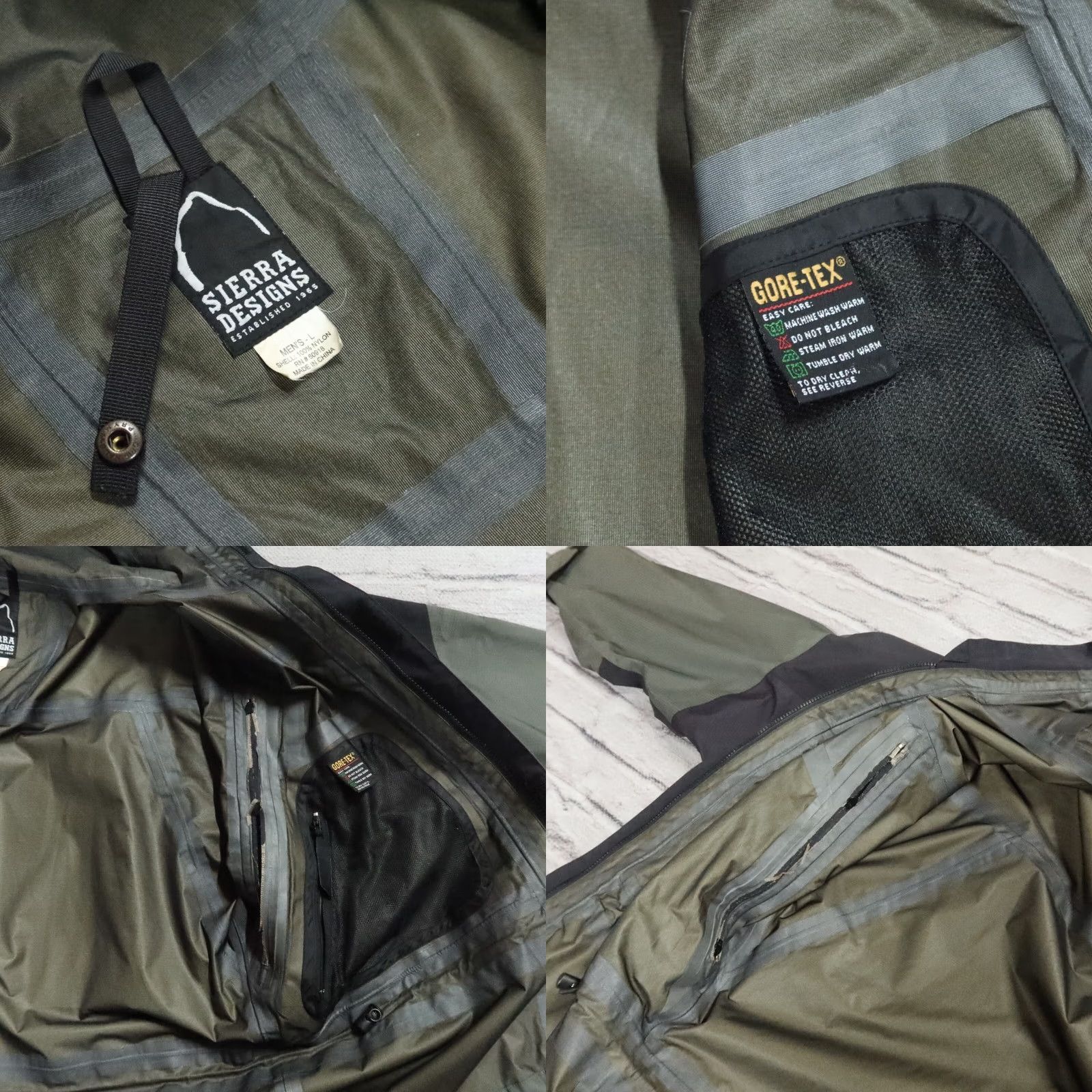 Sierra Designs VINTAGE Sierra Design Goretex Mountain Parka Jacket Men L Grey Size US L / EU 52-54 / 3 - 8 Thumbnail