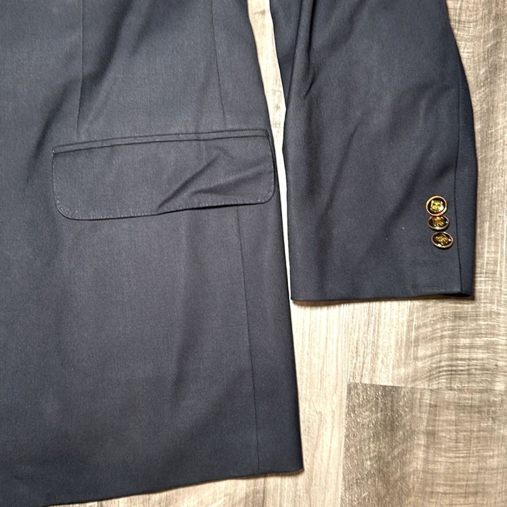 Corneliani Corneliani Blazer - 43L Wool Navy/Blue 2 Piece Men Regular Made in Italy Size 46R - 5 Thumbnail