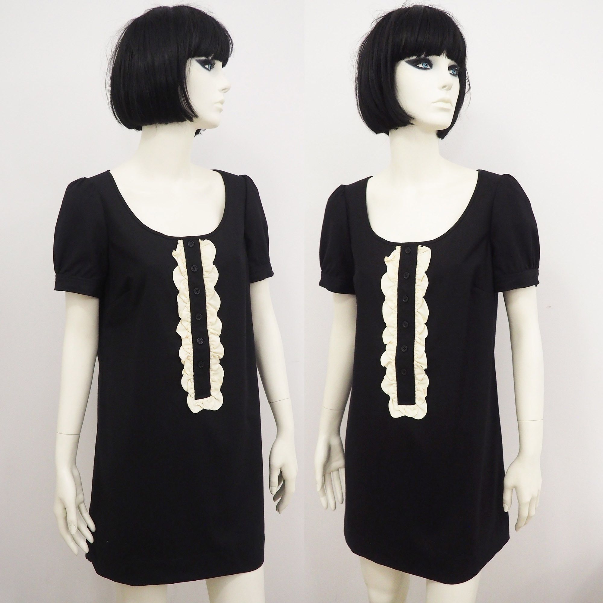Juicy Couture Juicy Couture vintage wool silk black mini dress size S Size S / US 4 / IT 40 - 5 Thumbnail