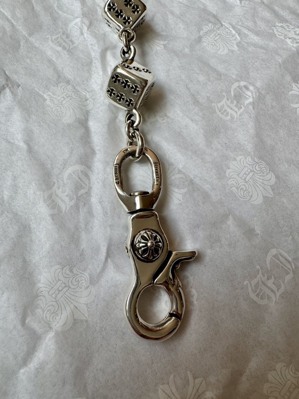 Chrome Hearts Chrome Hearts 2 clips L13 Dice Wallet Chain Size ONE SIZE - 2 Thumbnail