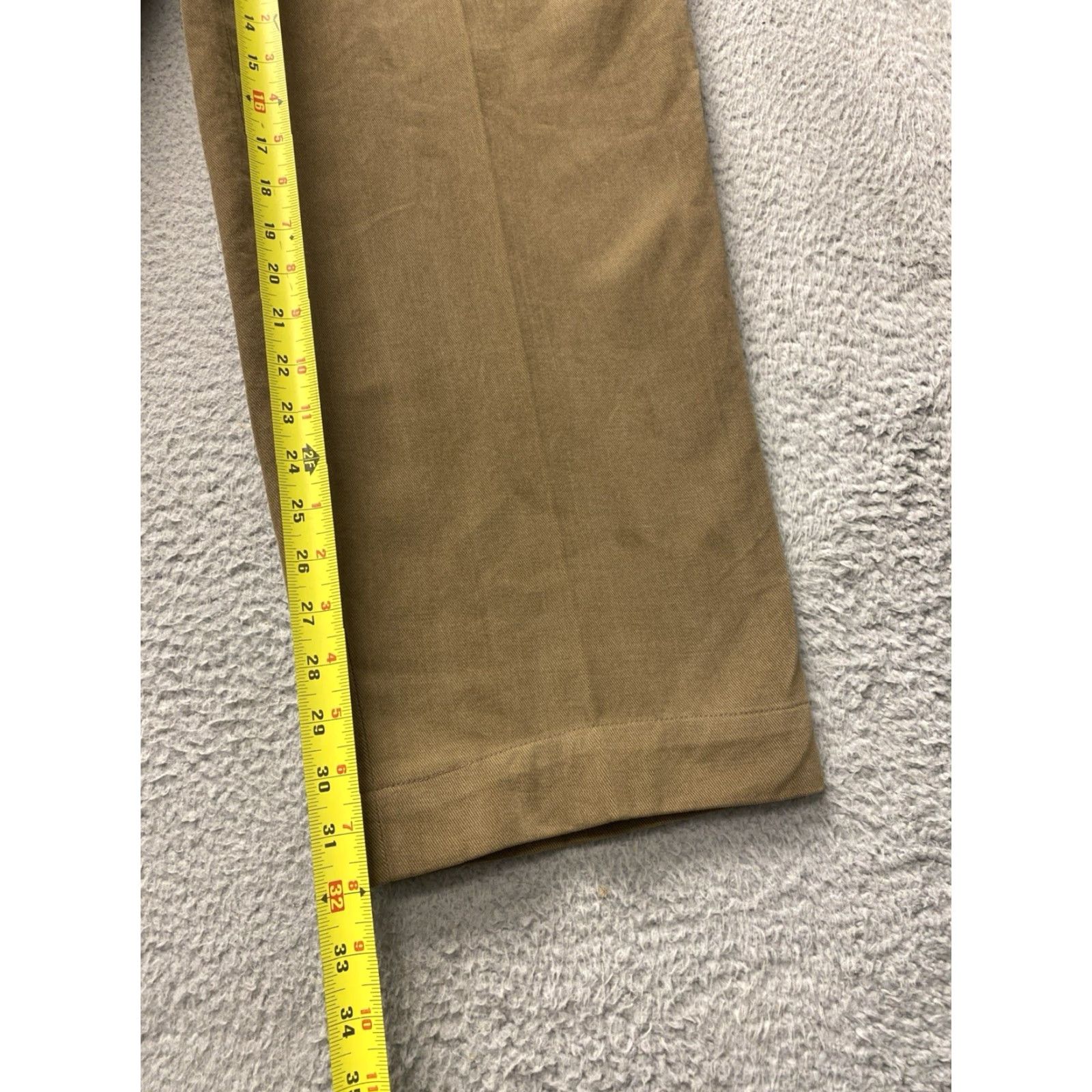 Vintage Hiltl Chino Nobile Pants Men 40x32 Bronze Mid-Weight Cotton Regular Straight Button Front Adult 40 32 Bronze Mens Size US 40 / EU 56 - 5 Thumbnail