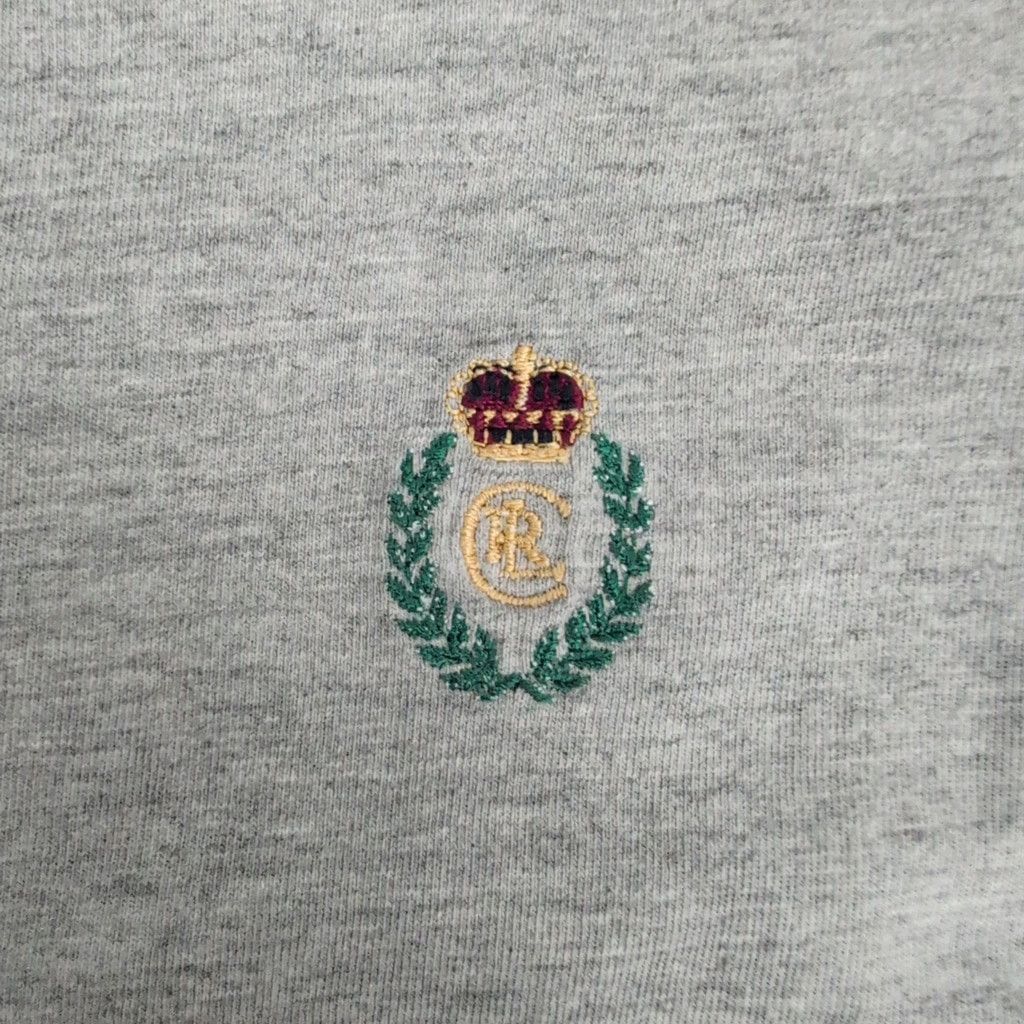 Chaps Ralph Lauren Vintage Ralph Lauren; Chaps Cotton Heather Grey Polo XL Size US XL / EU 56 / 4 - 6 Thumbnail