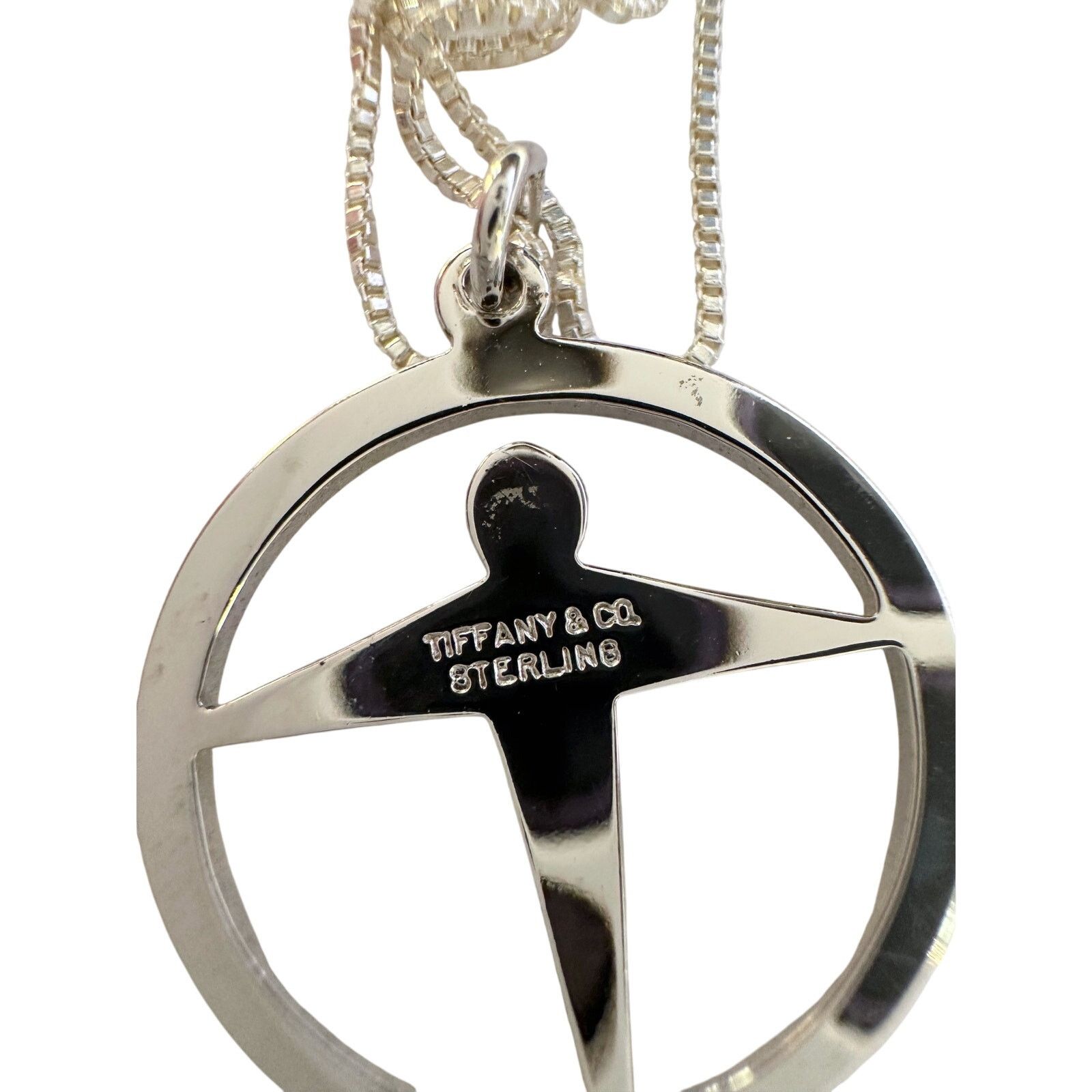 Tiffany & Co. Tiffany & Co. Man Power / Unity Pendant w 16" Sterling Chain Size ONE SIZE - 9 Thumbnail