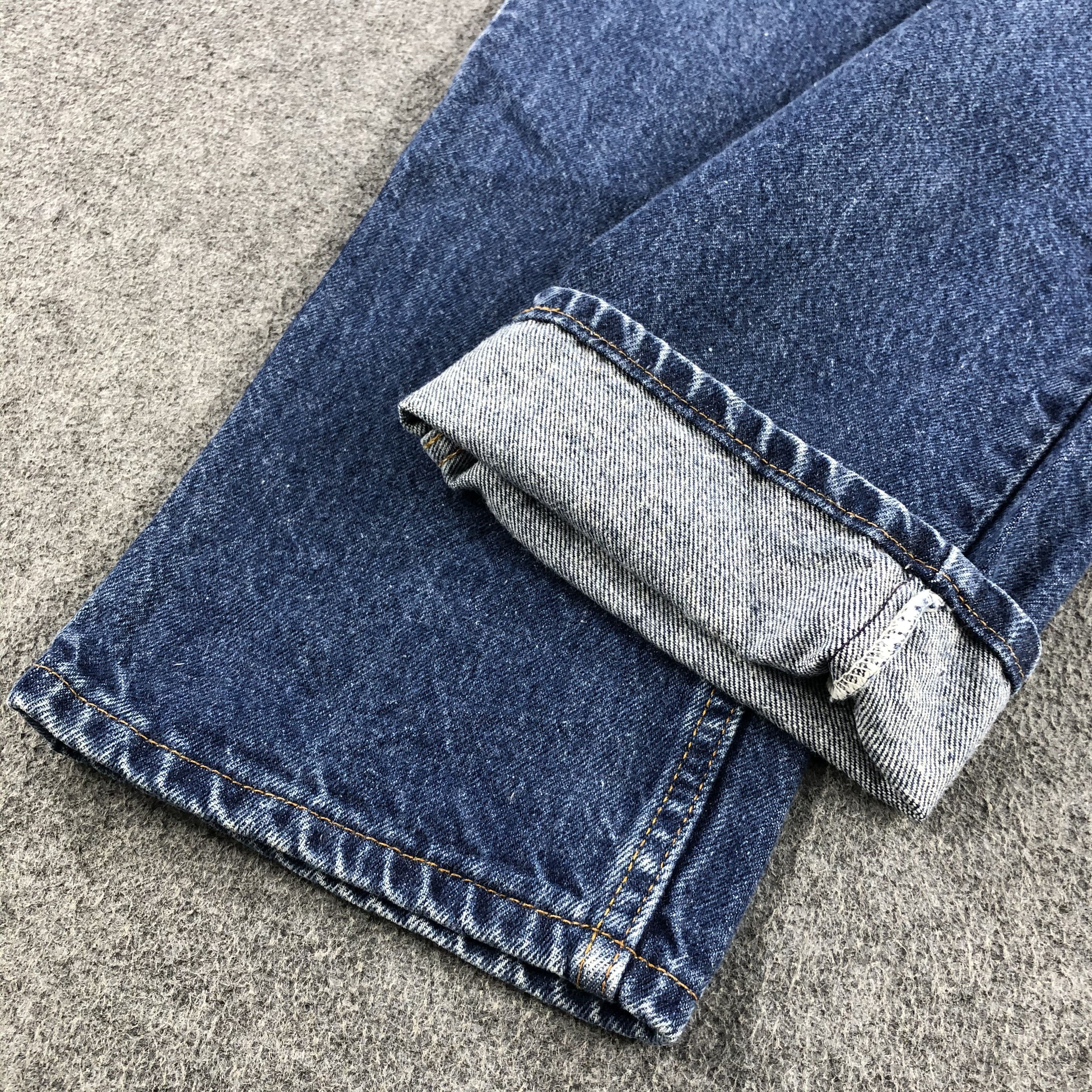 Levi's Vintage 90s Blue Wash Levis 505 Orange Tab Jeans-J2107 Size US 34 / EU 50 - 6 Thumbnail