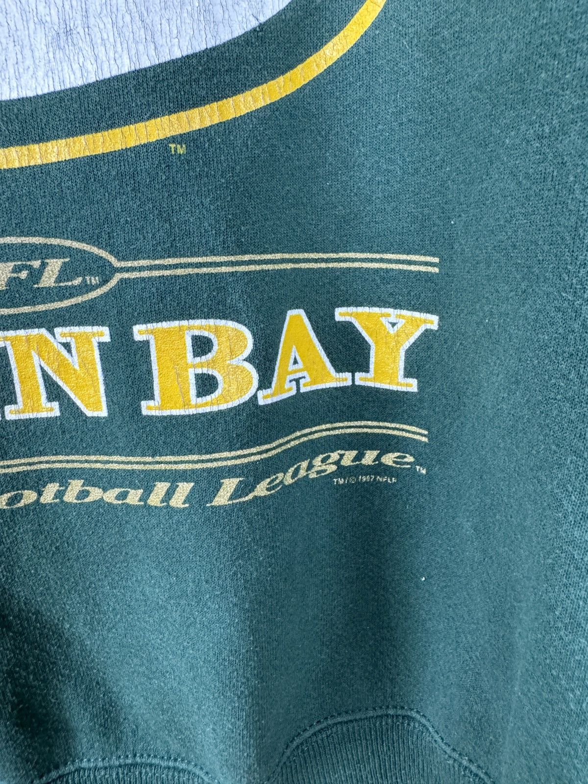 Lee × Nutmeg × Vintage Lee Sport Nutmeg vintg 1997 Packers Green Bay NFL sweatshirt Size US XL / EU 56 / 4 - 6 Thumbnail