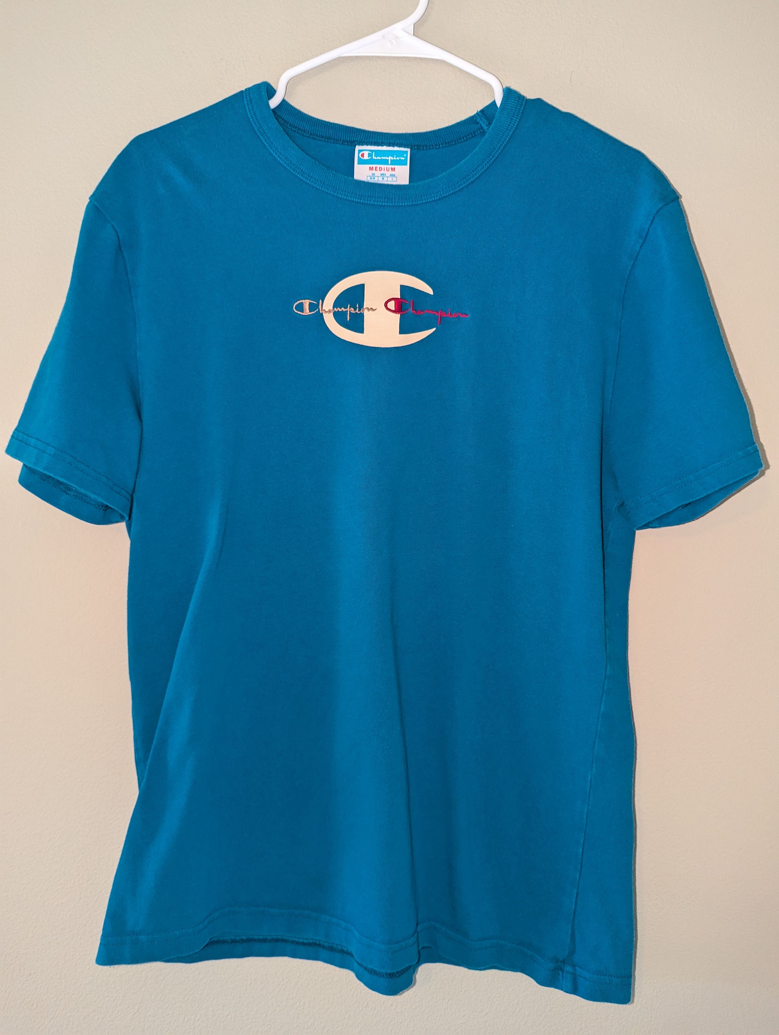 Champion Vintage Champion Blue Short Sleeve T-Shirt Medium Size US M / EU 48-50 / 2 - 1 Thumbnail