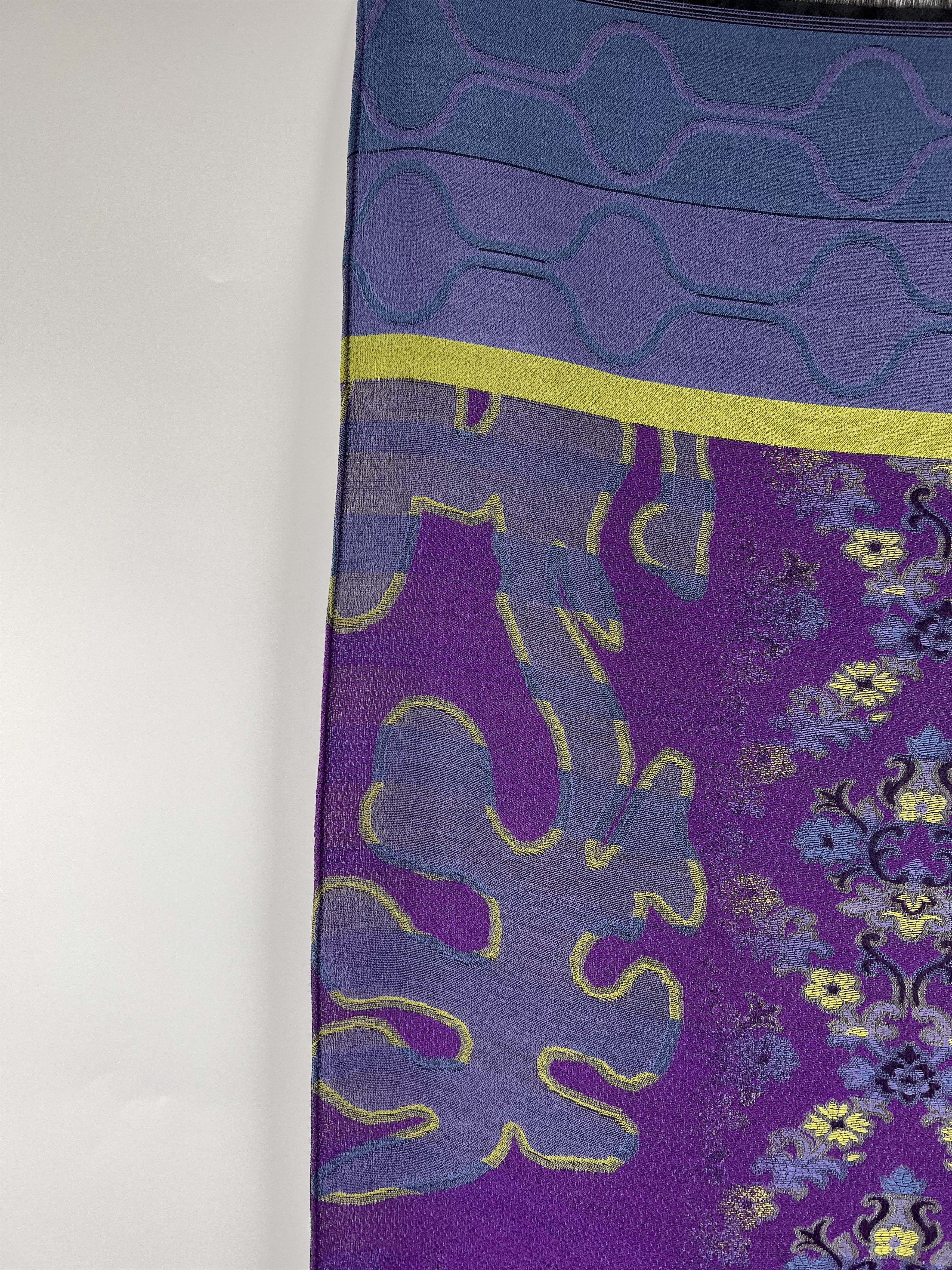 Guy Laroche Guy Laroche Multicolor Wool Silk Scarf 194x68cm Size ONE SIZE - 4 Thumbnail