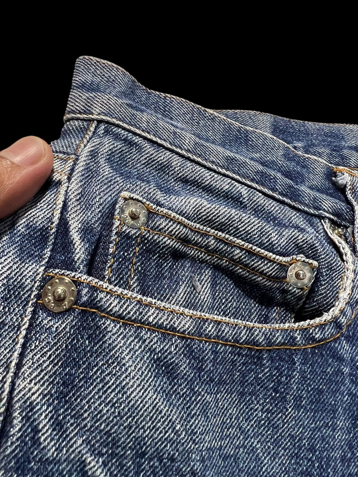 A.P.C. × If Six Was Nine 💥Selvedge Rare💥Vintage A.P.C Distress Washed Selvedge Jeans Size US 28 / EU 44 - 15 Thumbnail