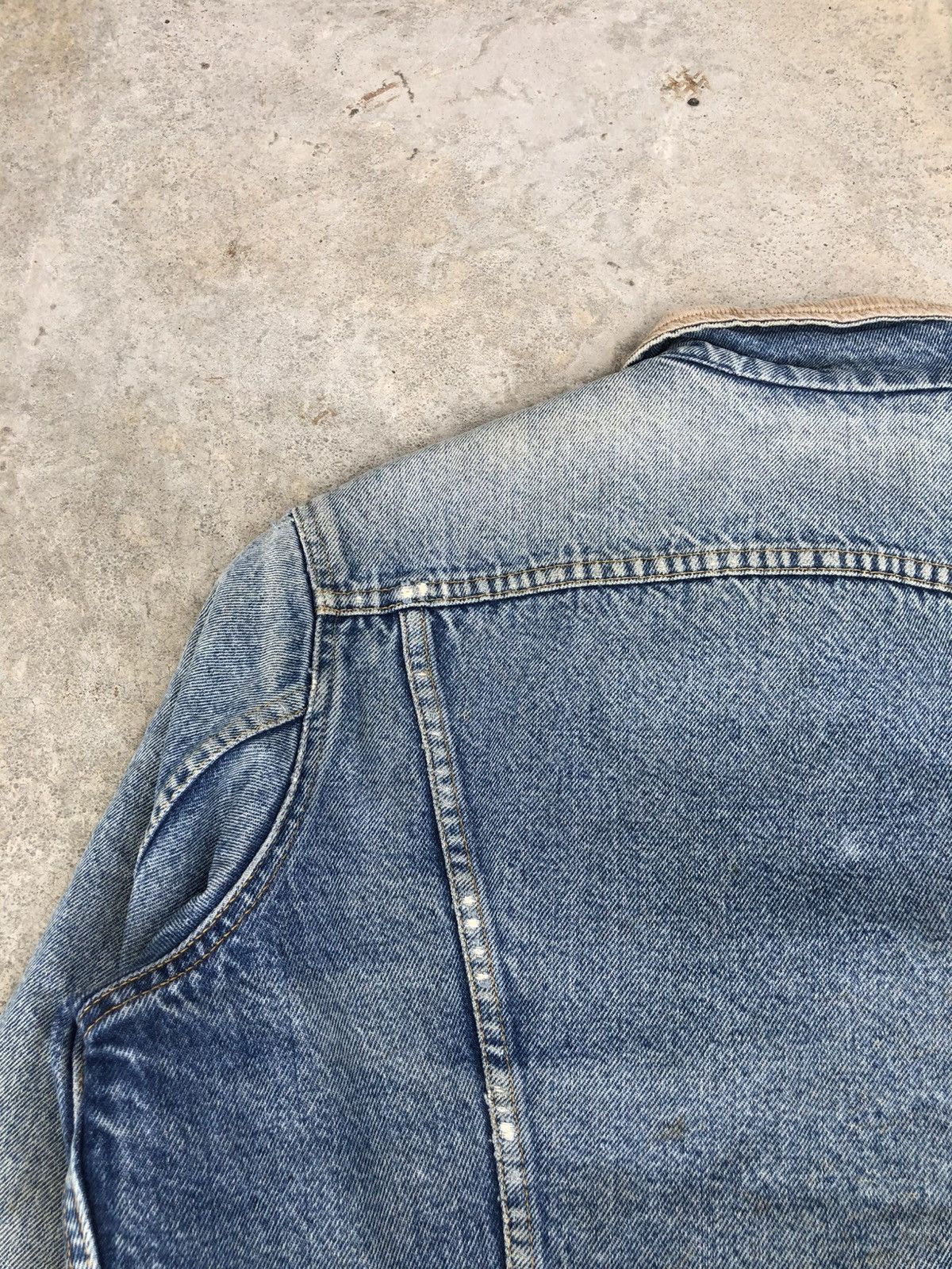 Lee Vintage 70s Lee Storm Rider Blanked Lined Denim Jacket Size US M / EU 48-50 / 2 - 15 Thumbnail