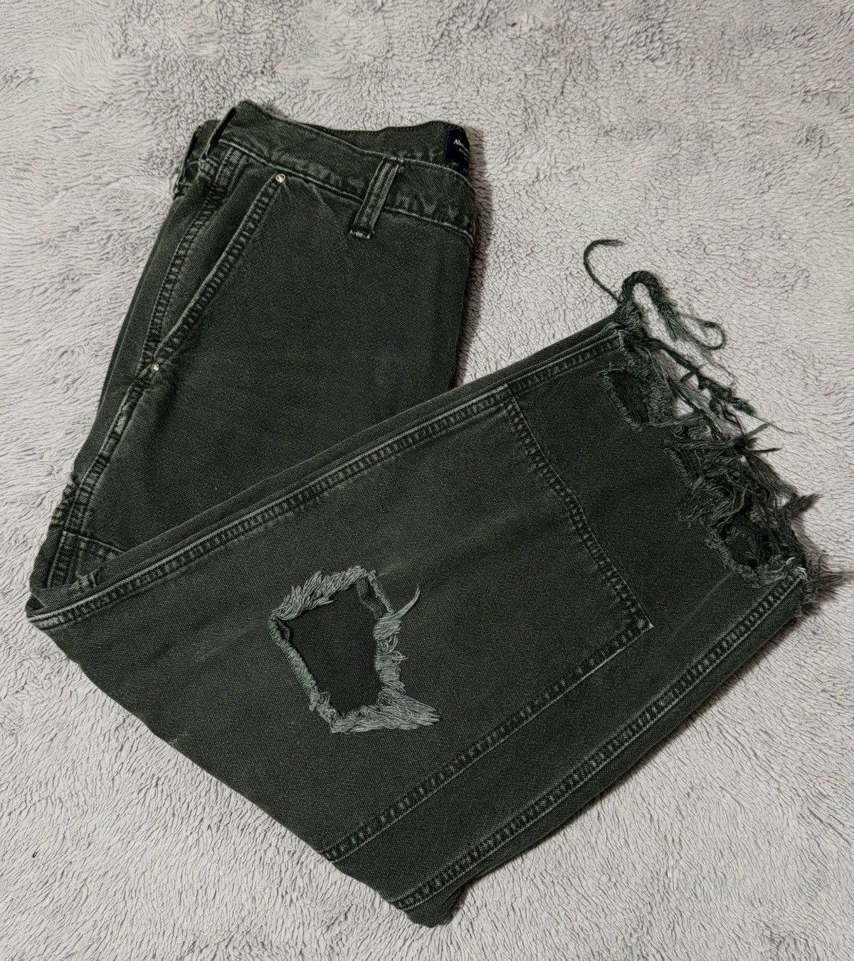 Abercrombie & Fitch Cropped and flared work pants. Size US 34 / EU 50 - 1 Thumbnail
