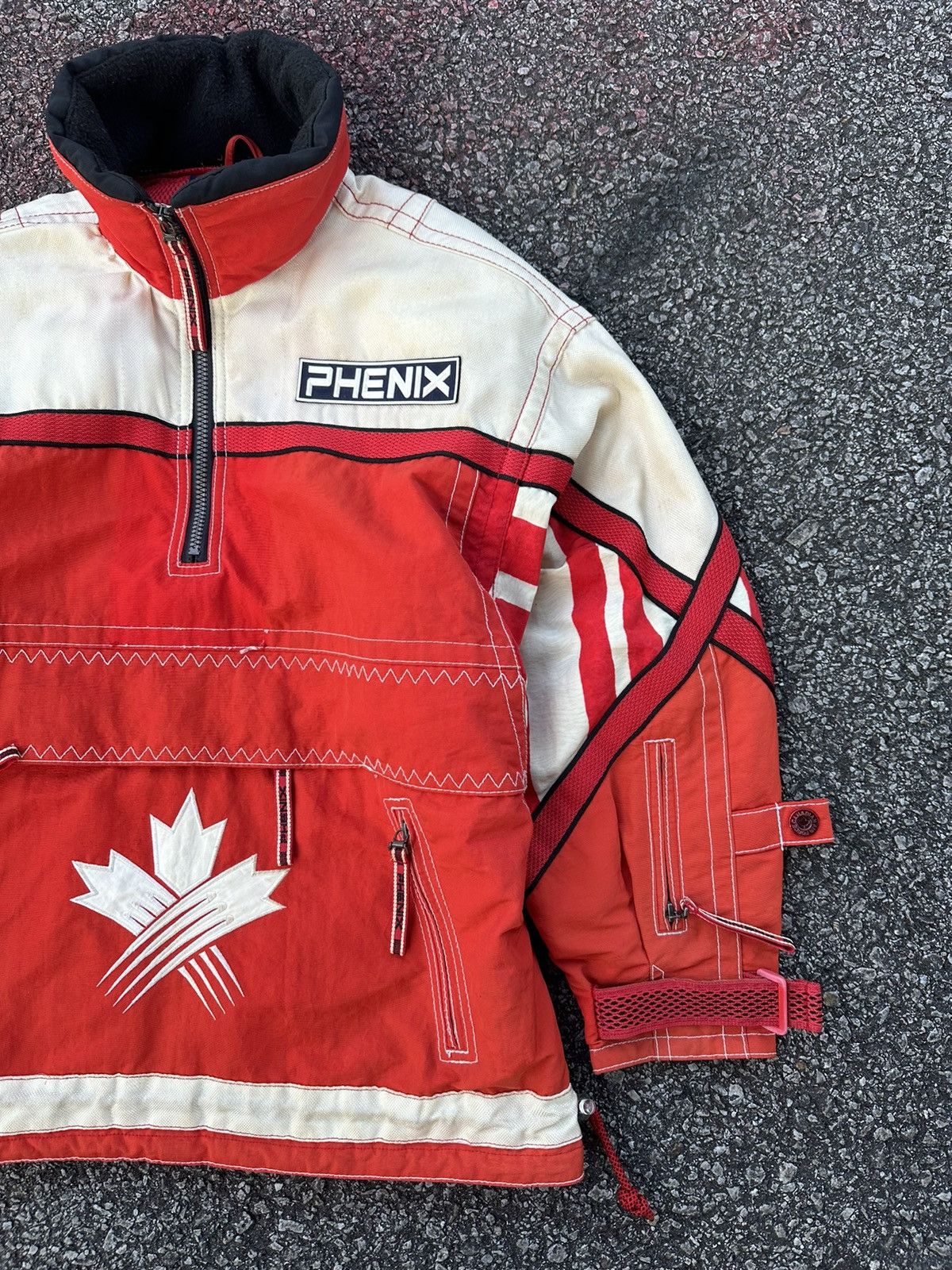 Vintage 👹Vintage Phoenix Canada Ski Federation Pullover Jacket Size US L / EU 52-54 / 3 - 5 Thumbnail