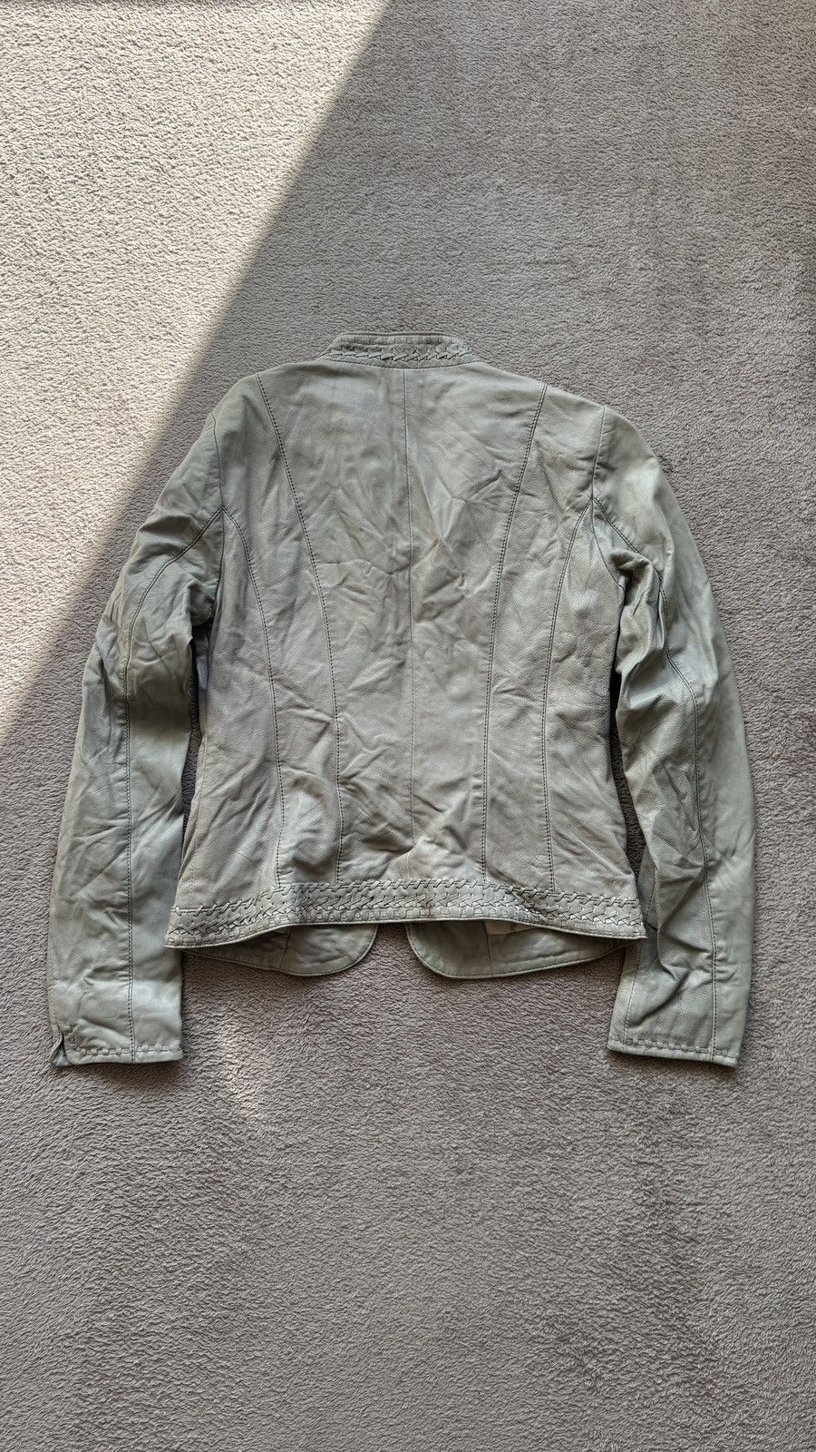 Japanese Brand Y2K Vintage Moto Lambskin Leather Jacket Gucci Balmain Style Size S / US 4 / IT 40 - 5 Thumbnail