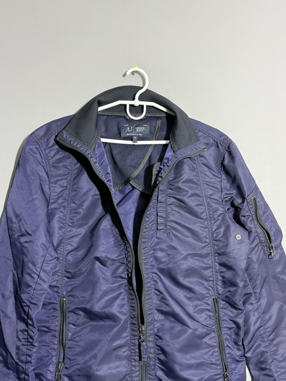 Armani Vintage Armani Jeans nylon jacket size 54 Size US L / EU 52-54 / 3 - 9 Thumbnail