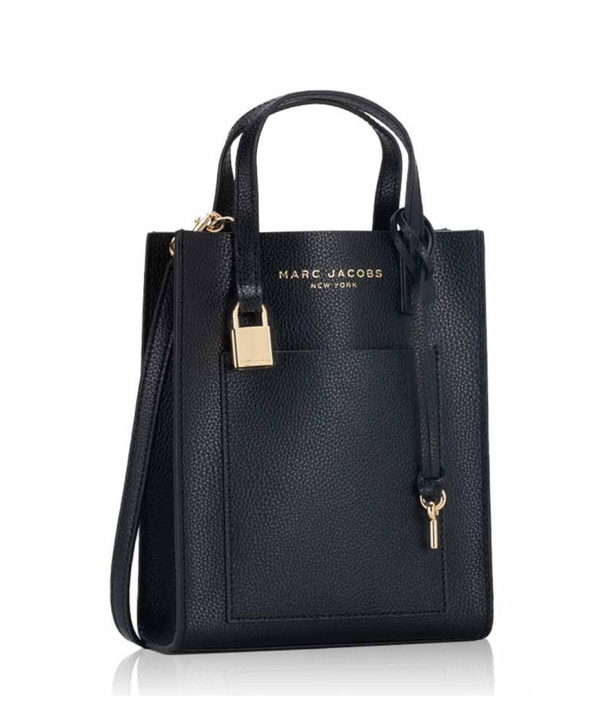 Marc Jacobs Marc Jacobs black leather small tote Size ONE SIZE - 3 Thumbnail