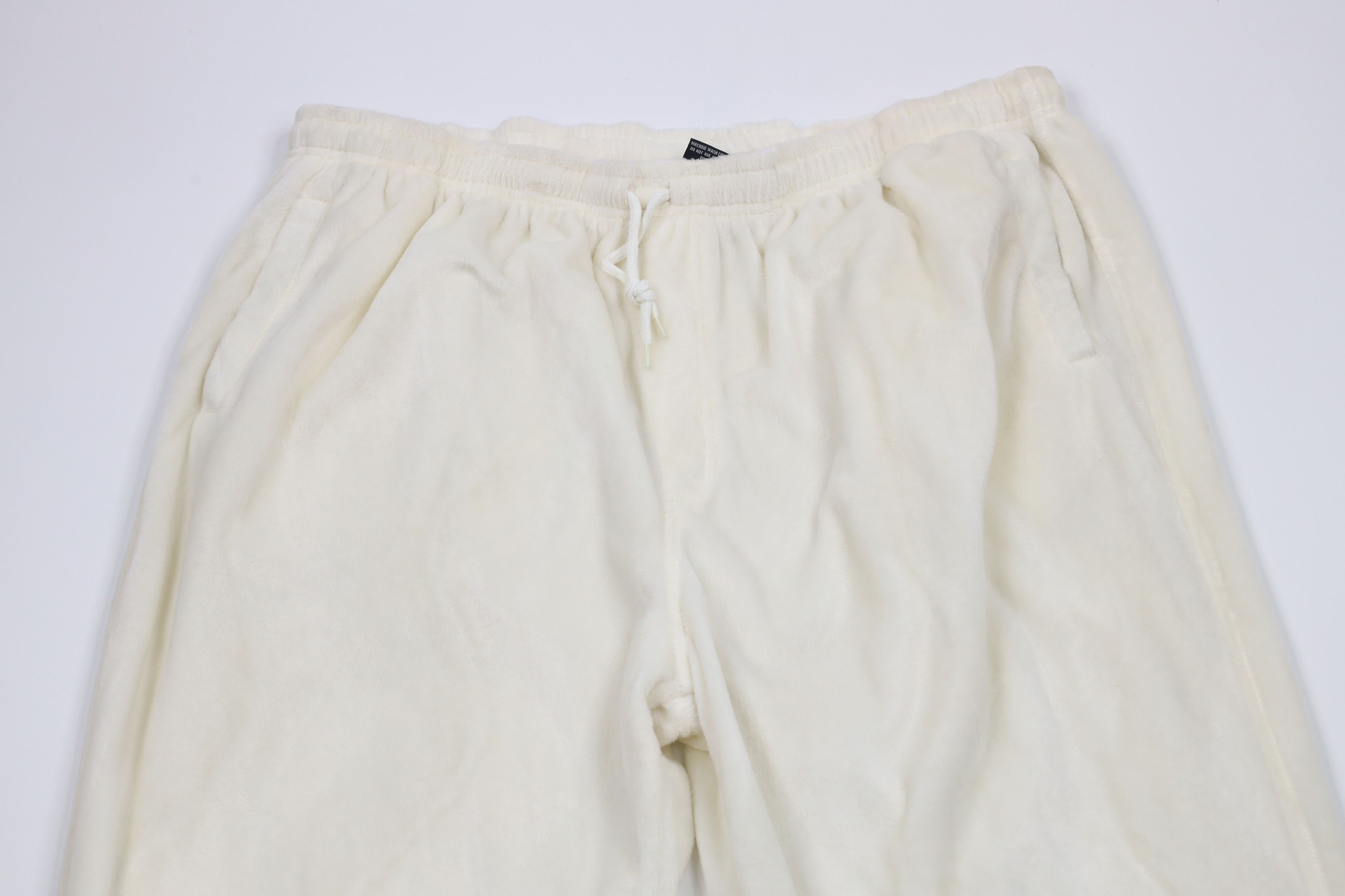 Vintage Vintage 90s Y2K Streetwear Wide Leg Shag Fleece Sweatpants Size US 40 / EU 56 - 2 Thumbnail