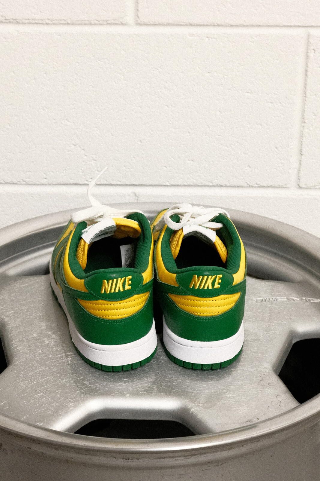 Nike Nike Dunk Low Green and Yellow Sneakers Size US 7.5 / IT 37.5 - 3 Thumbnail