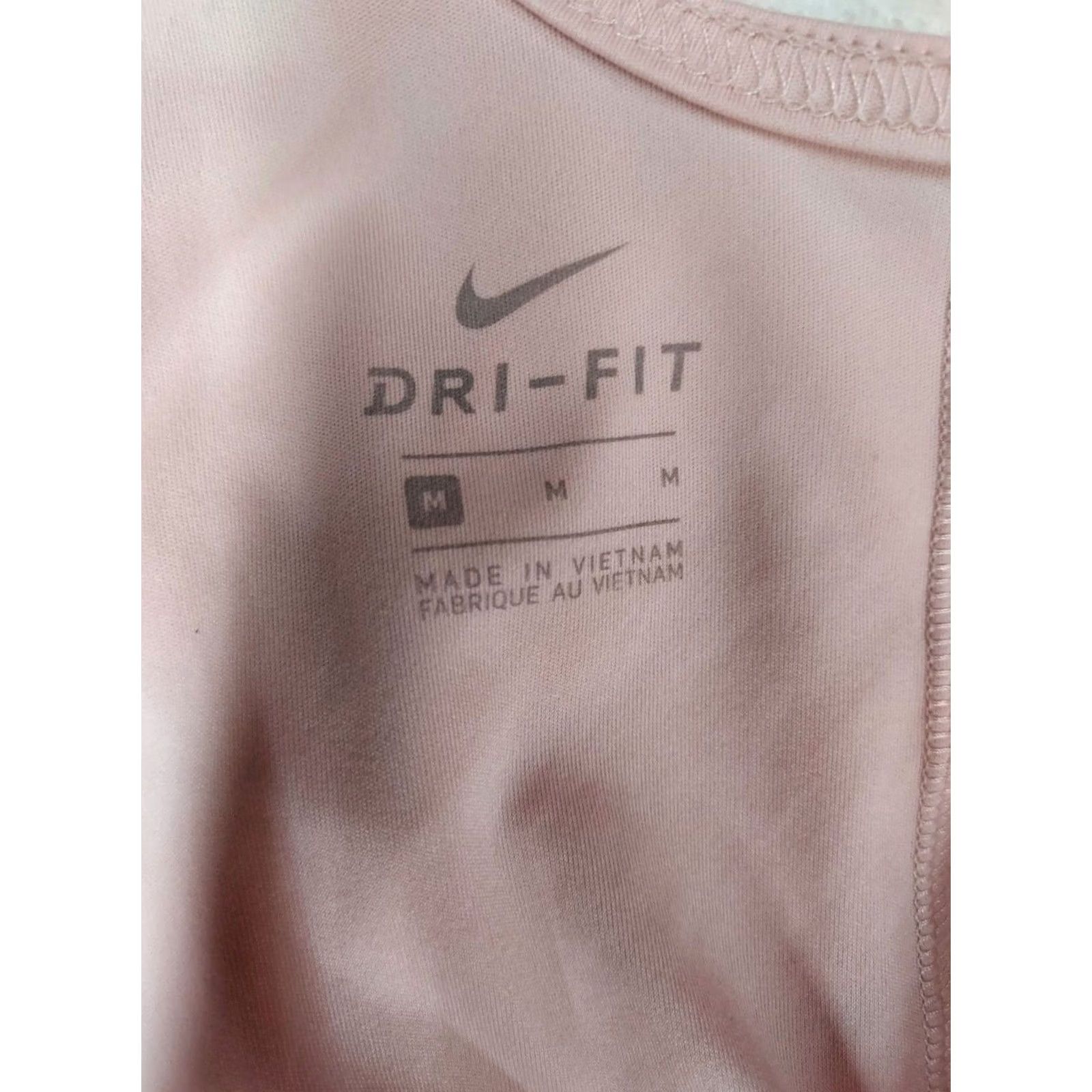 Nike Nike Dri-FIT Racerback Tank Top Women's Medium Pink Athletic Gym Yoga Size M / US 6-8 / IT 42-44 - 5 Thumbnail