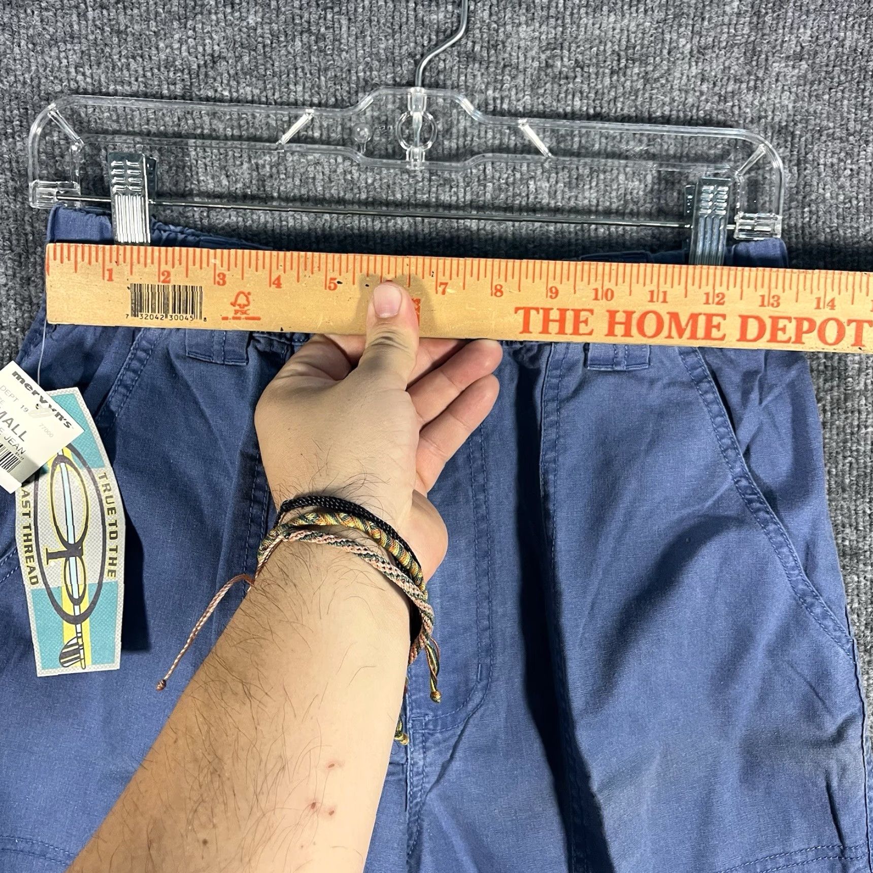 Ocean Pacific VINTAGE Op Ocean Pacific Shorts Bermuda Mens 25 Waist Beach 80s Surf Skate NEW Blue Size US 29 - 3 Thumbnail