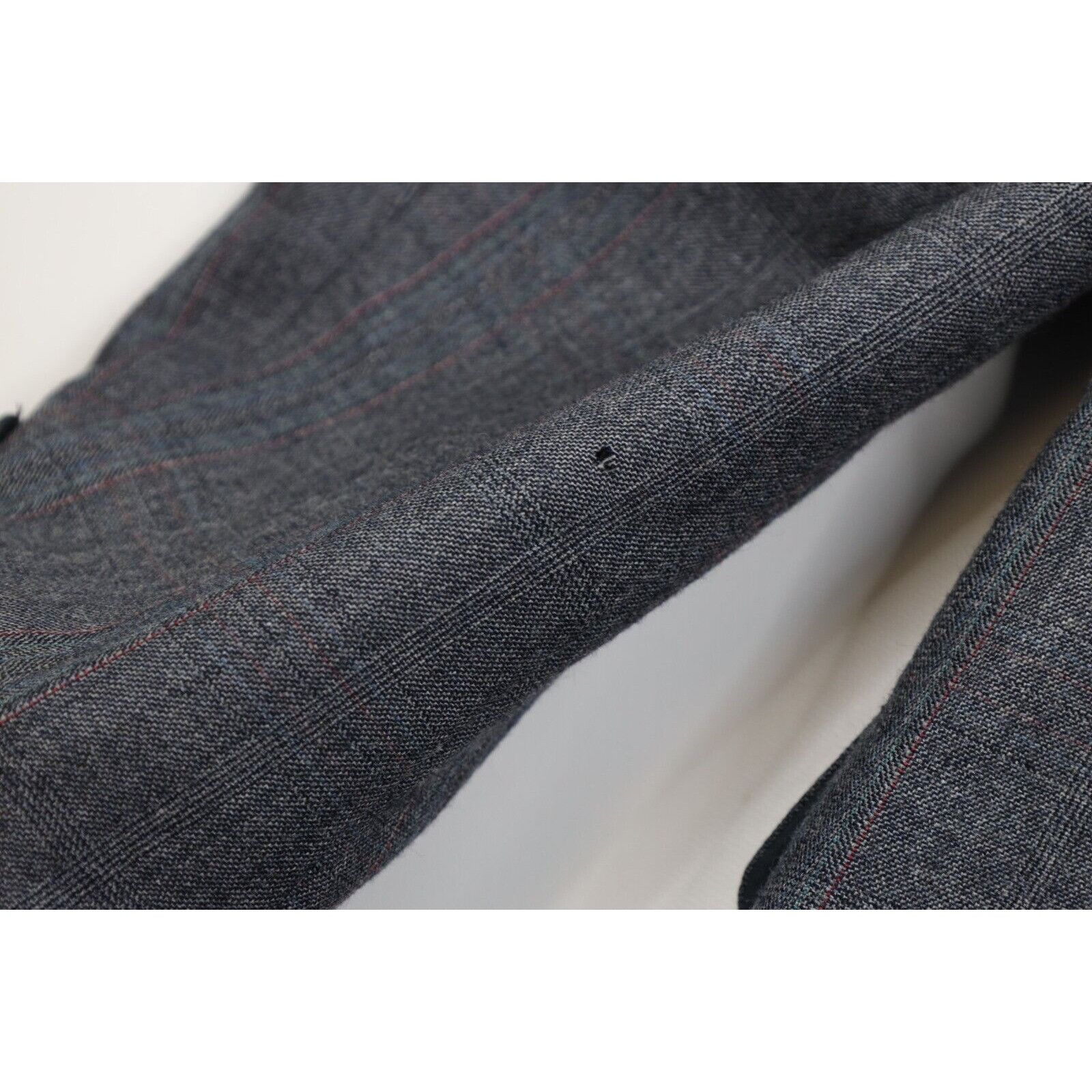 Vintage Vintage 70s Streetwear 2 Piece Wool Plaid Suit Wedding Size 40R - 6 Thumbnail