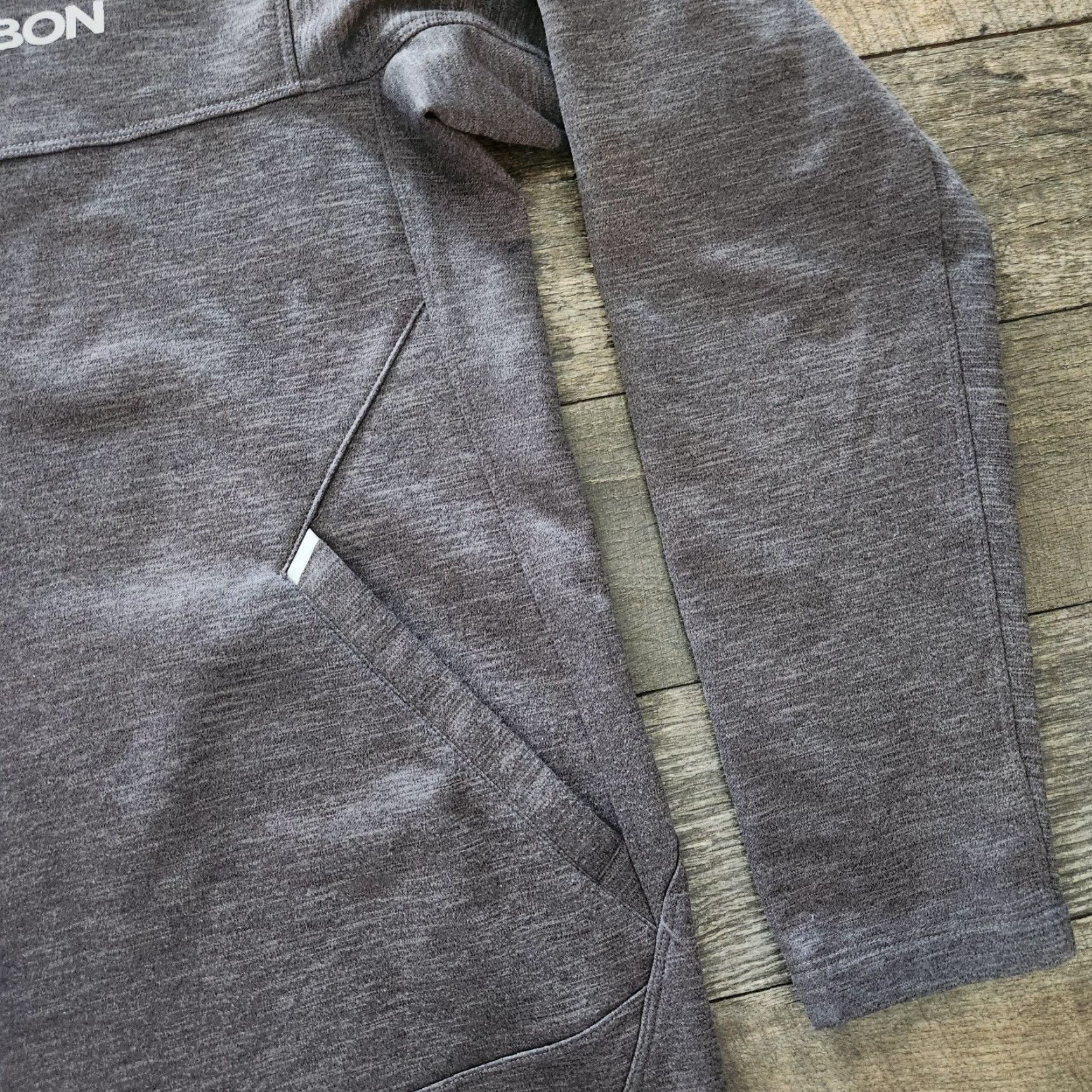 Carbon Karbon Full Zip Hoodie Sweatshirt Mens XL Heather Gray Ski Snowboard Activewear Size US XL / EU 56 / 4 - 5 Thumbnail