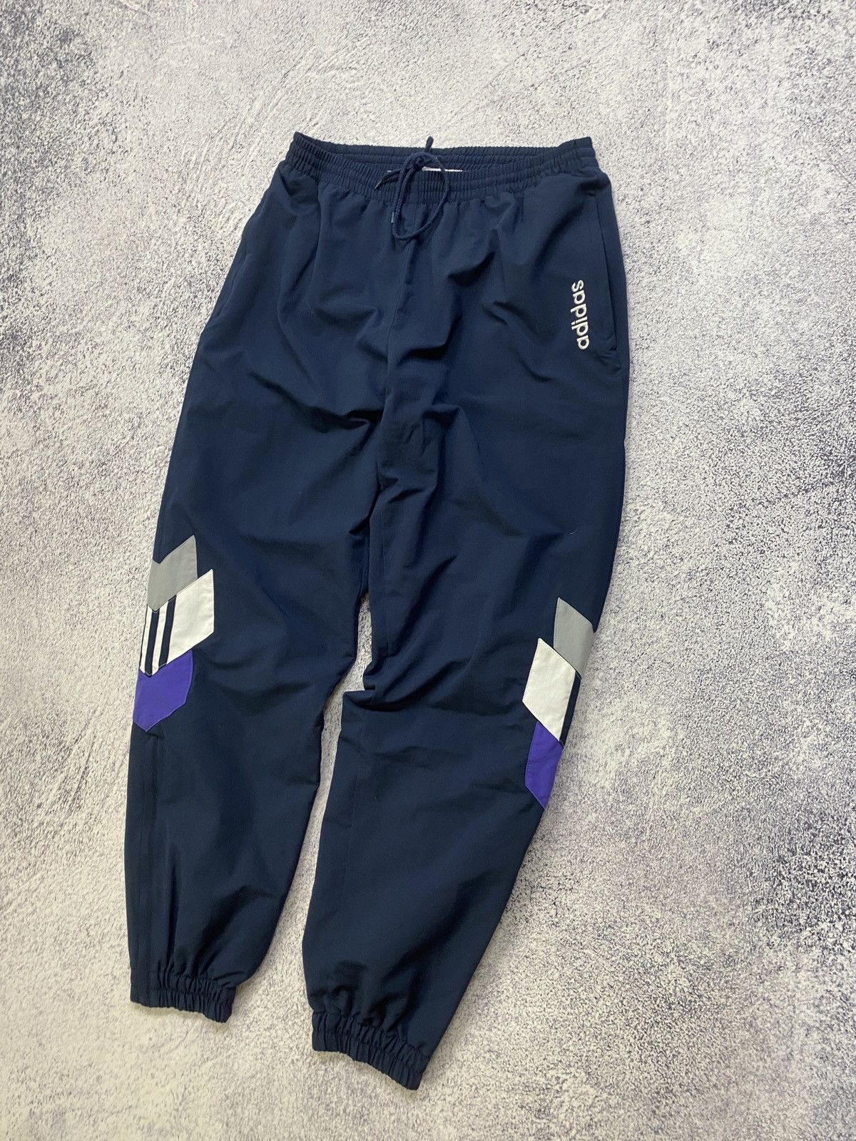 Adidas × Vintage Vintage 90s Adidas Y2K Retro Hype Nylon Track Suit Size US M / EU 48-50 / 2 - 10 Thumbnail