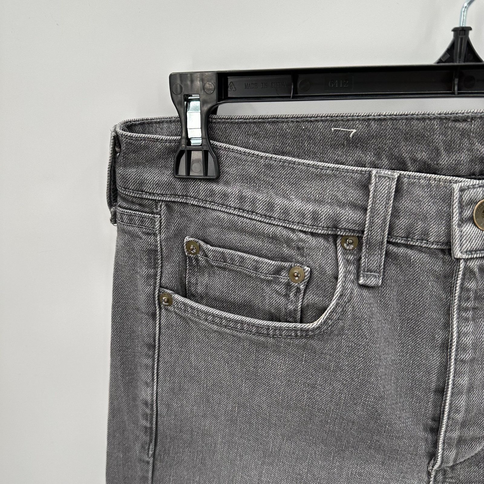 Rag & Bone Rag & Bone Mens Gray Slim Fit Jeans // 30x33 Size US 30 / EU 46 - 4 Thumbnail