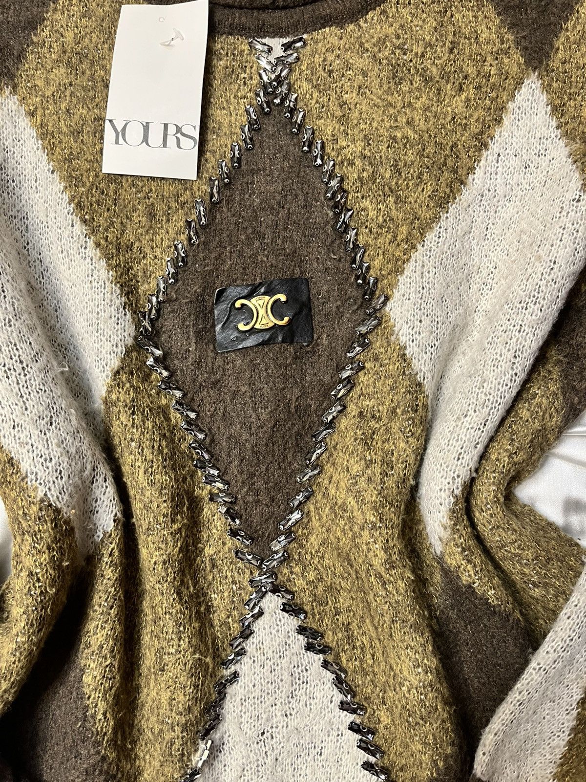 Other Brown beaded cardigan Size XXL / US 16-18 / IT 52-54 - 2 Thumbnail
