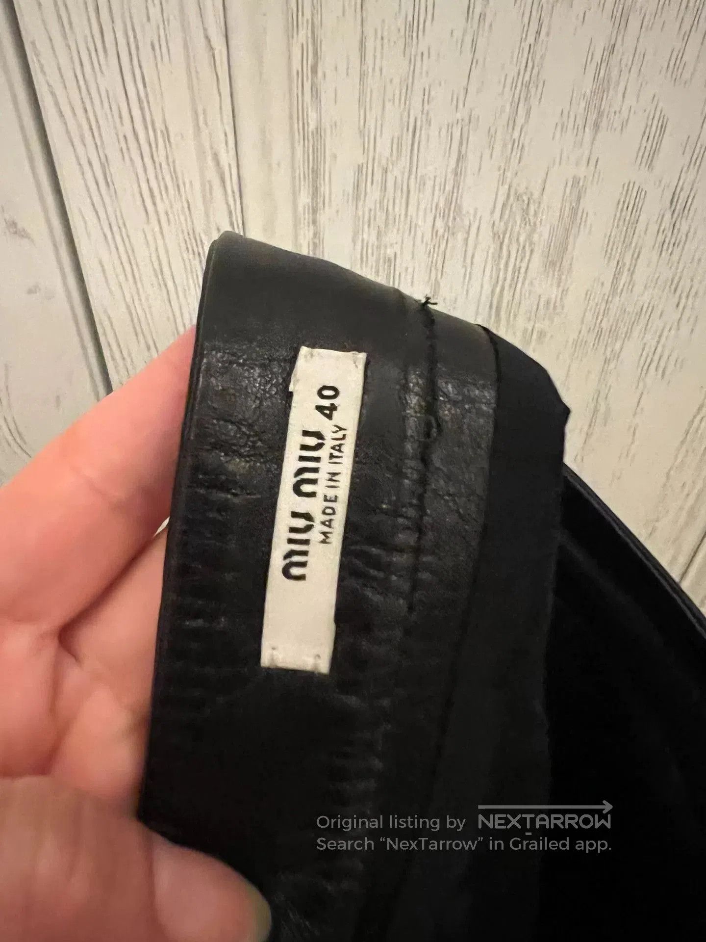Miu Miu Miumiu Lambskin Mini Skirt. Size 39" - 3 Thumbnail