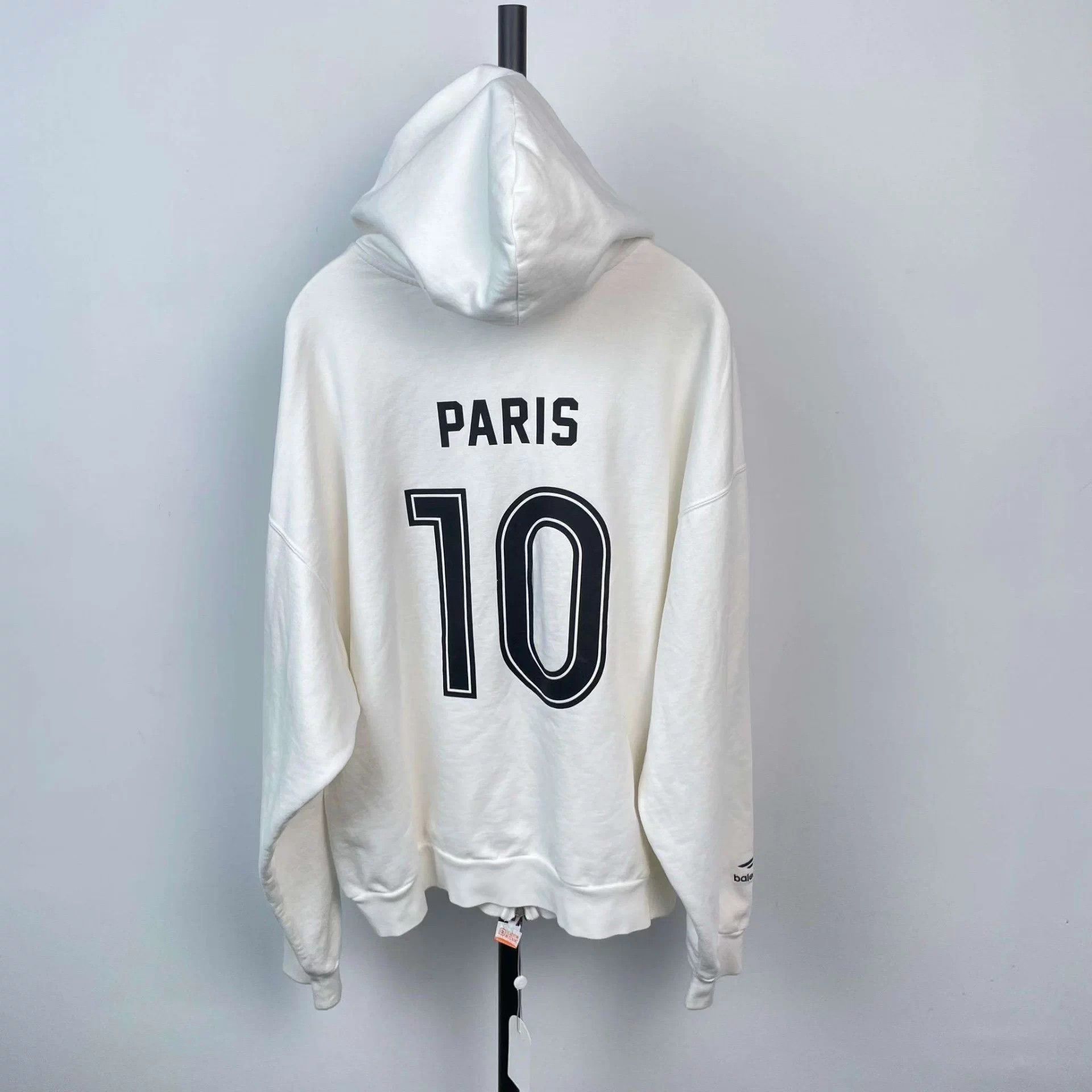 Balenciaga Balenciaga Cotton Hoodie S White 260201TMJYYA1 Size US S / EU 44-46 / 1 - 2 Thumbnail