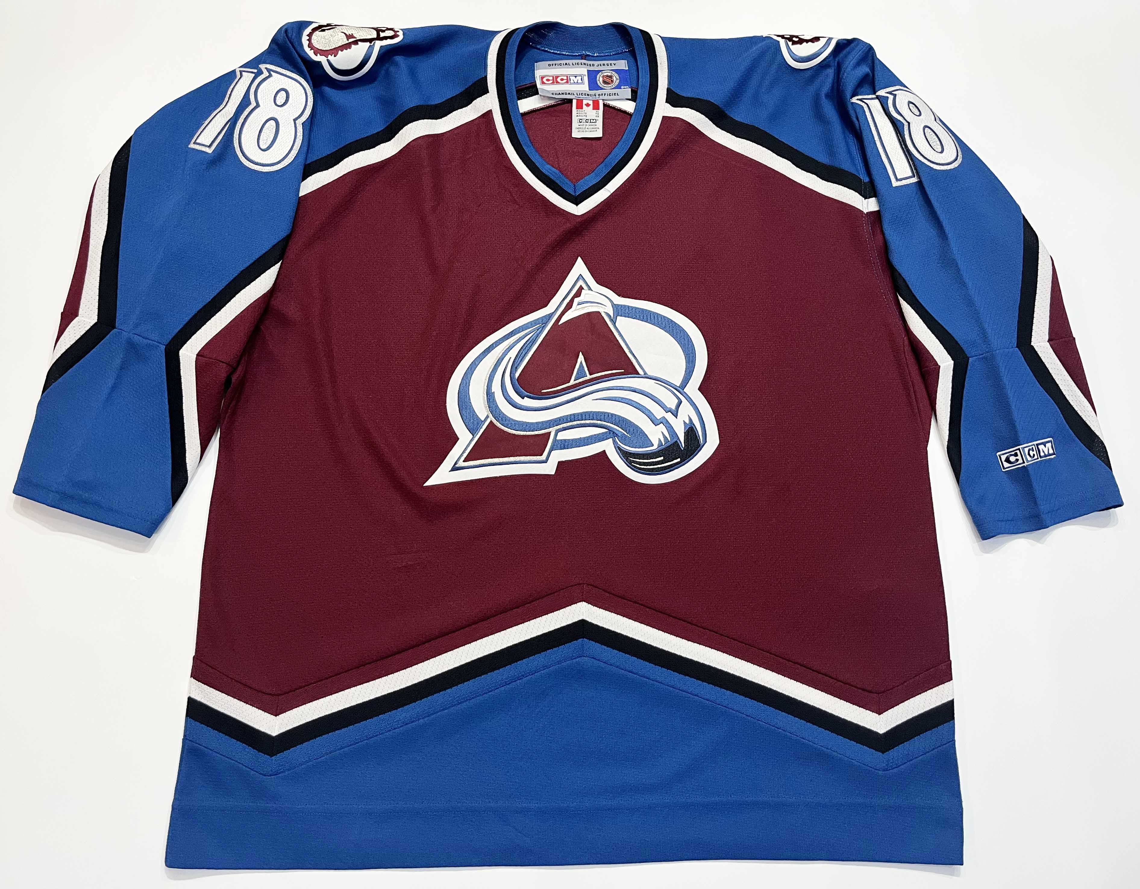 Ccm CCM Colorado Avalanche TANGUAY #18 NHL Hockey Jersey Size US XL / EU 56 / 4 - 2 Thumbnail