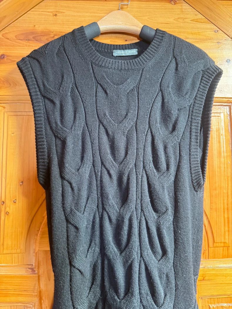 Alexander McQueen Alexander McQUEEN Woolen patchwork dress 2505-Nextarrow Size S / US 4 / IT 40 - 3 Thumbnail