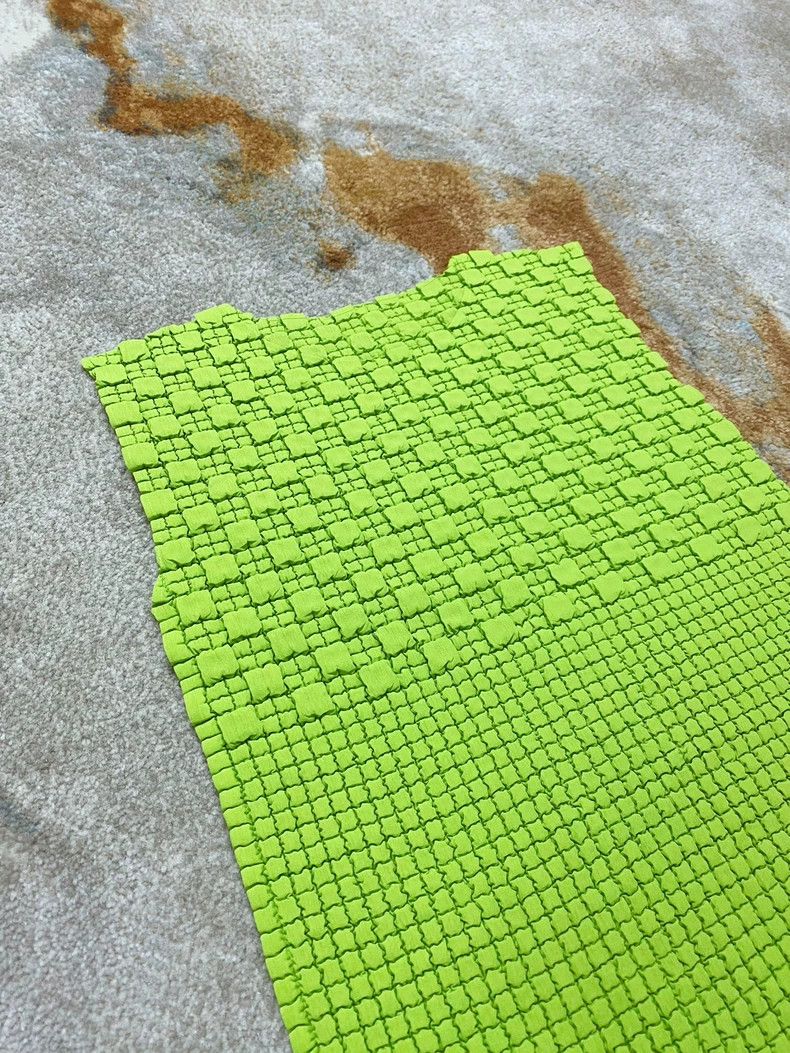 Issey Miyake Issey Miyake Main line: Avocado color concave-convex pleat Size S / US 4 / IT 40 - 3 Thumbnail
