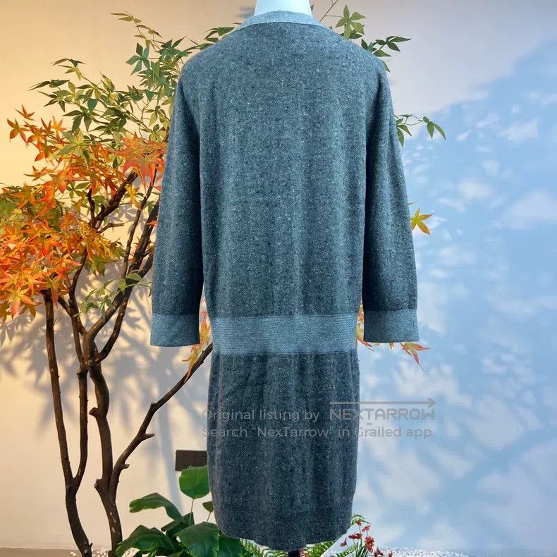 Hermes Gray Knit Dress