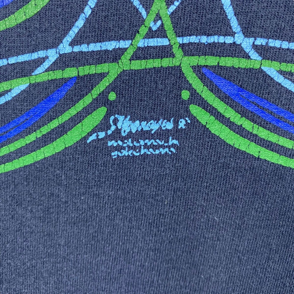 Band Tees × Vintage Vintage 90's OKUDA TAMIO Wild Journey 2 Mooneyes Tribal Size US L / EU 52-54 / 3 - 3 Thumbnail