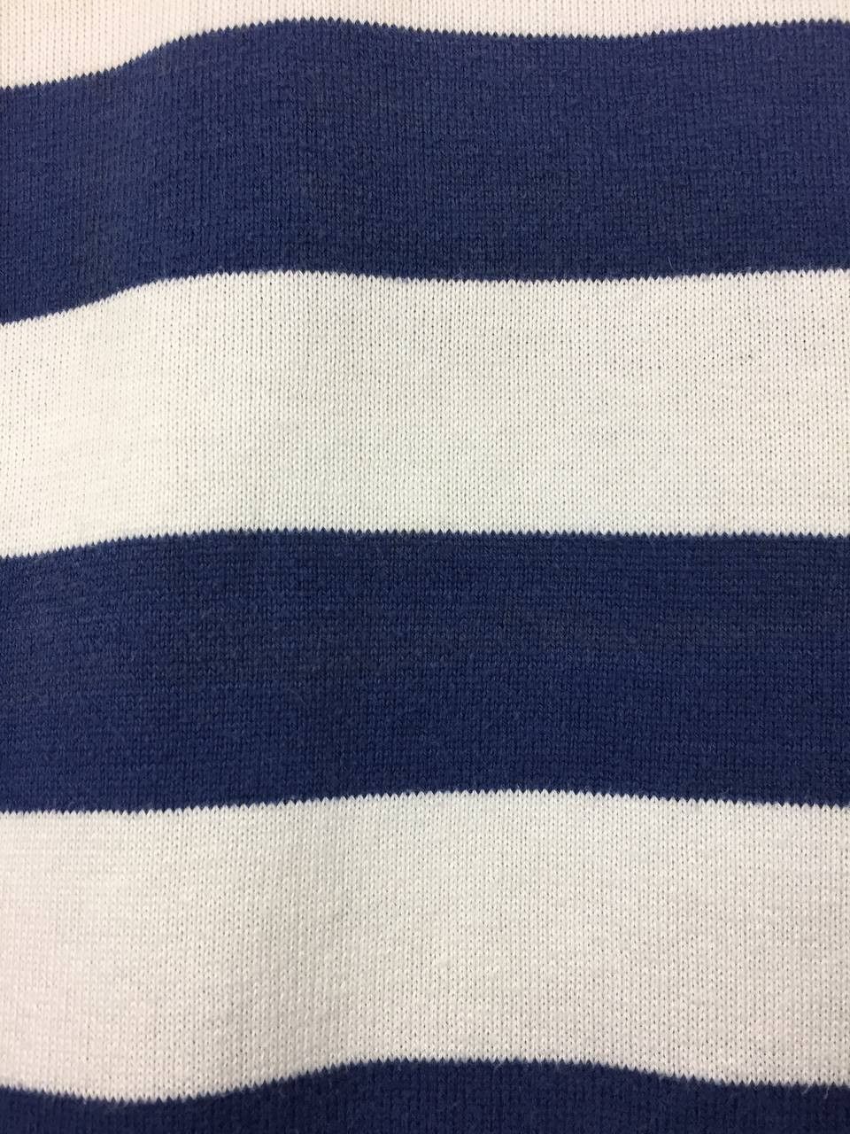 Yoshiyuki Konishi Vtg Ficce Yoshiyuki Konishi Parrot Logo Striped Knit Sweater Size US XL / EU 56 / 4 - 8 Thumbnail