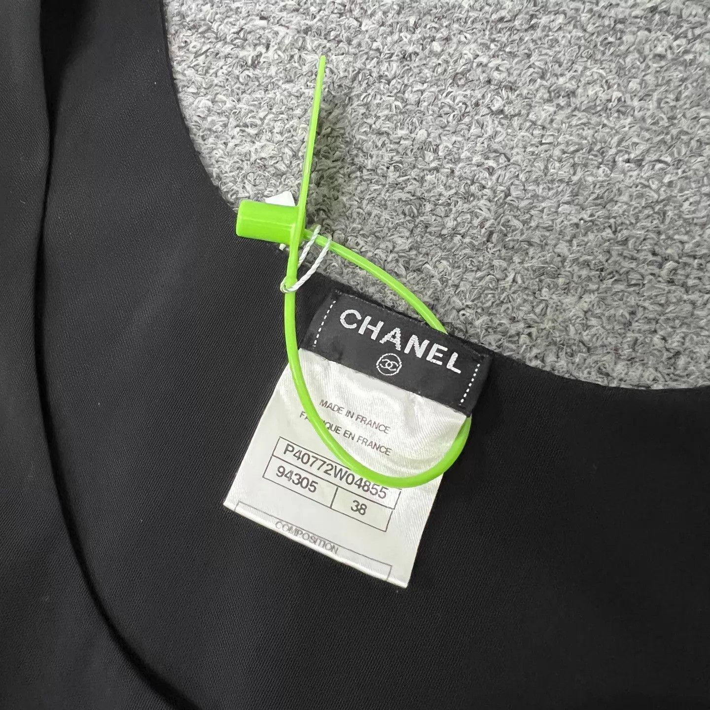 Chanel Chanel Cami Dress Black 38 Logo Size S / US 4 / IT 40 - 6 Thumbnail